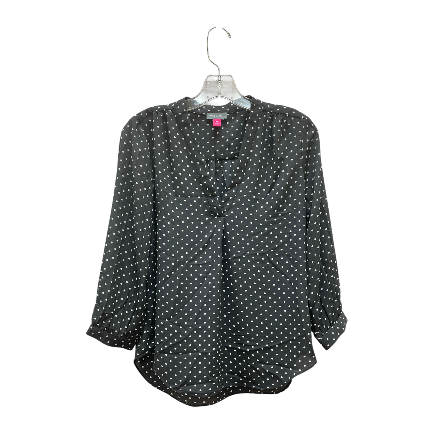 Top Ls By Vince Camuto In Black, Size:Xs