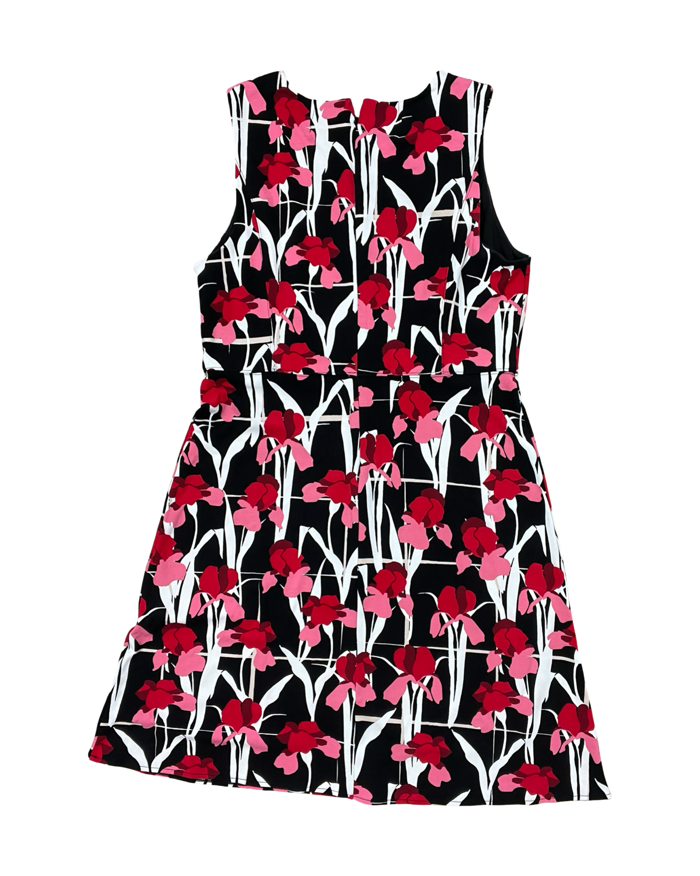 Dress Casual Midi By Liz Claiborne In Black & Pink, Size:Xl