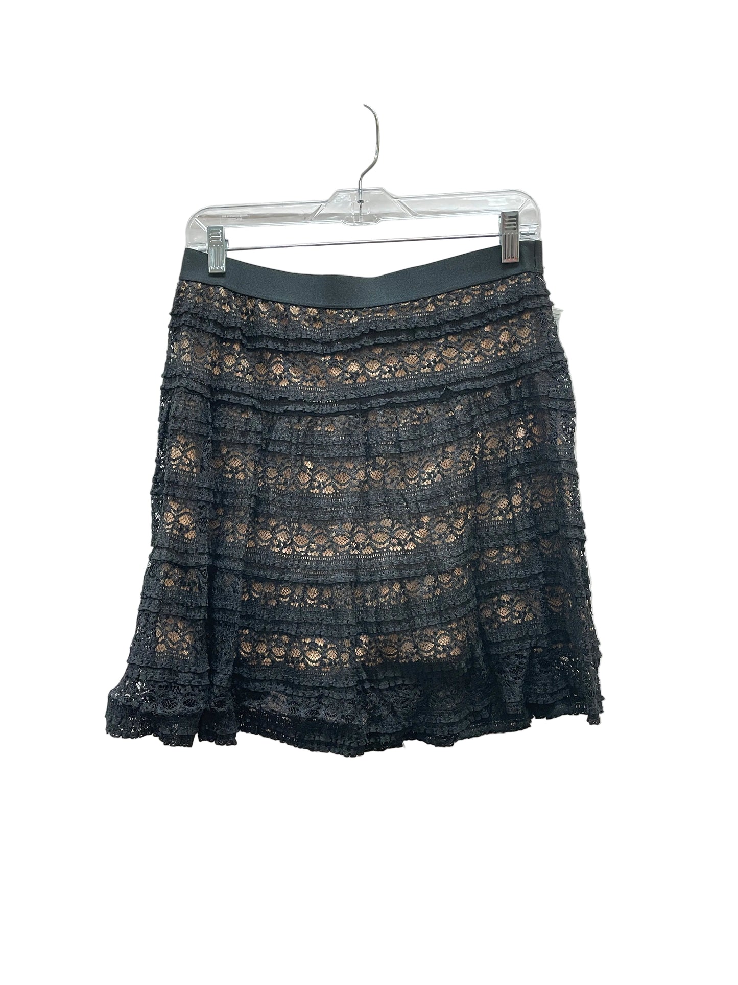 Skirt Mini & Short By Max Studio In Black & Cream, Size:M