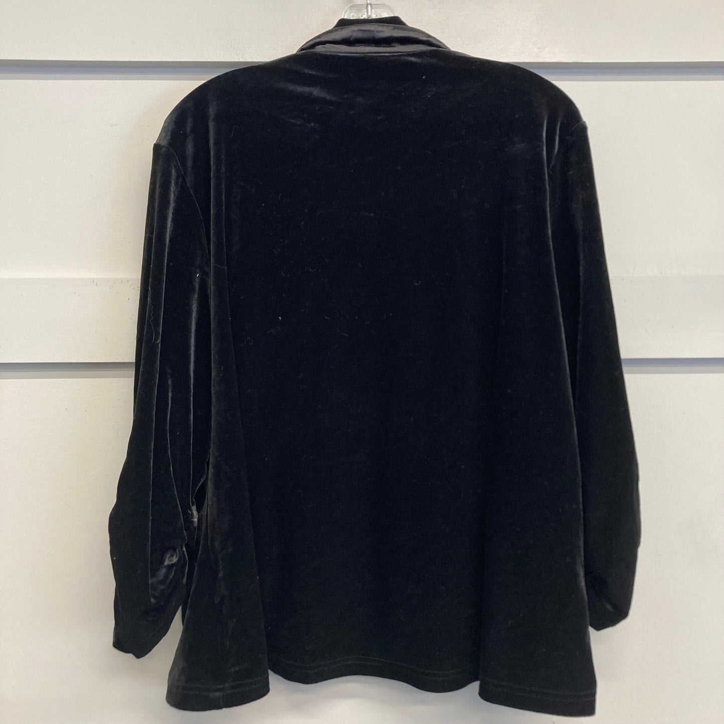 Blazer By Allegra K In Black, Size:1X