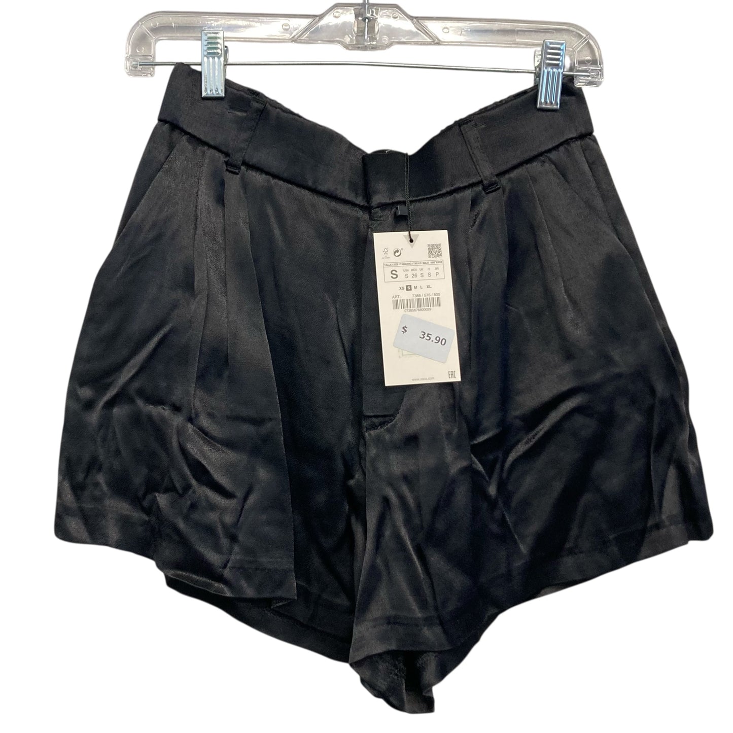 Shorts By Zara In Black, Size:4