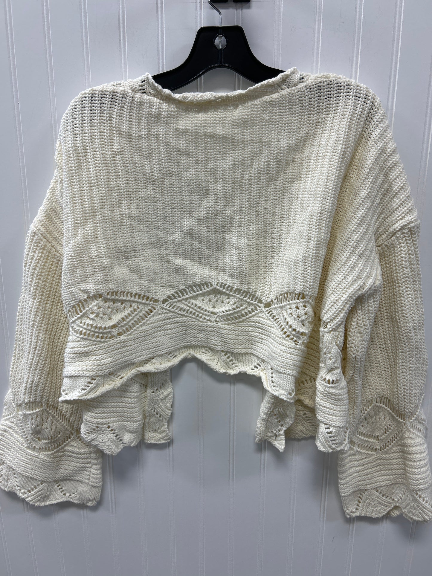 Sweater Cardigan By 89Th And Madison In Cream, Size:Xl