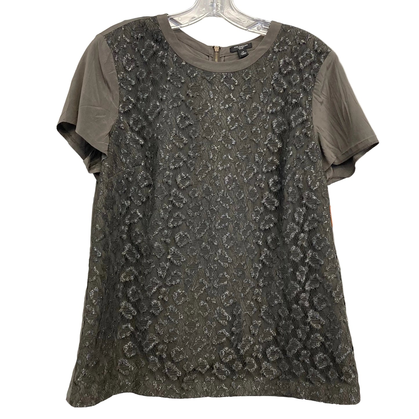 Top Ss By Ann Taylor In Grey, Size:L