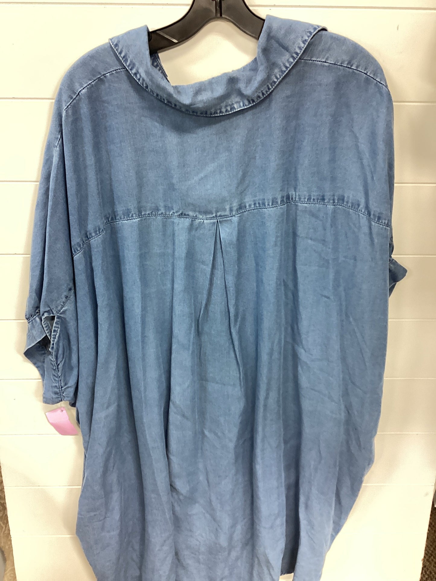 Dress Casual Short By Entro In Blue Denim, Size:L