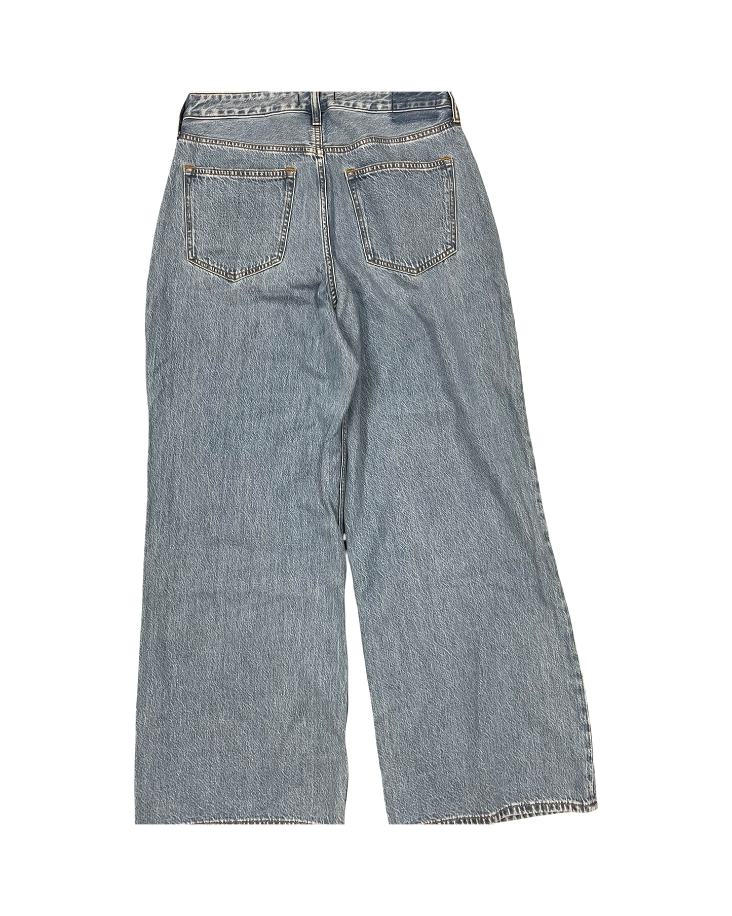 Jeans Wide Leg By Abercrombie And Fitch In Blue Denim, Size:8