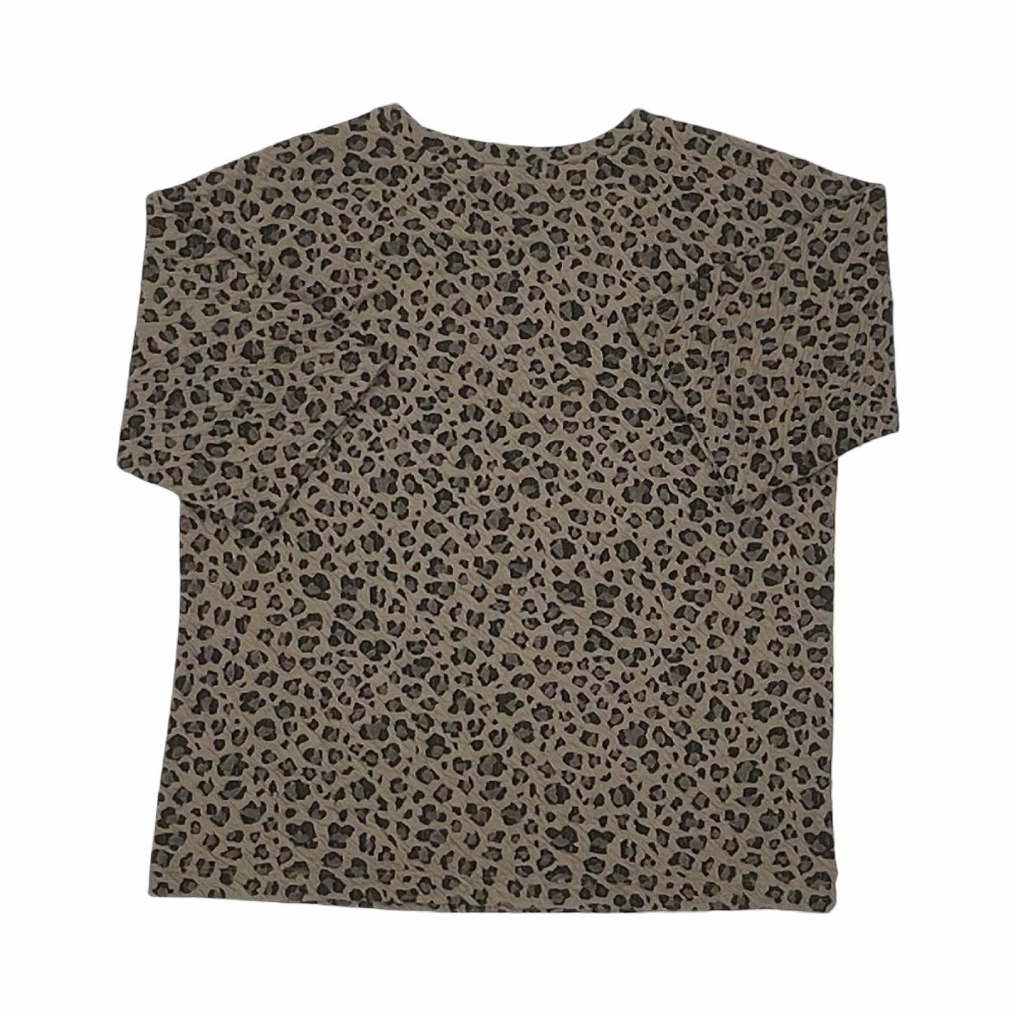 Top Ss By Clothes Mentor In Leopard Print, Size:M