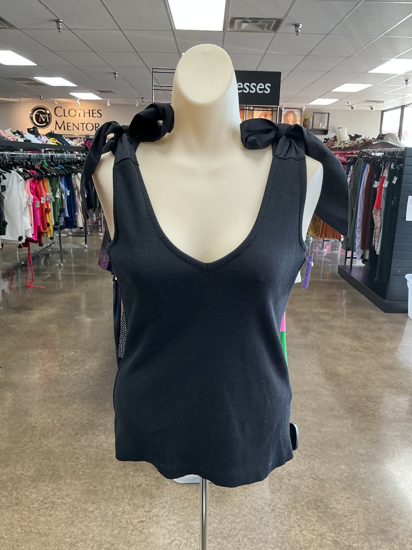 Top Sleeveless By Maeve In Black, Size:S