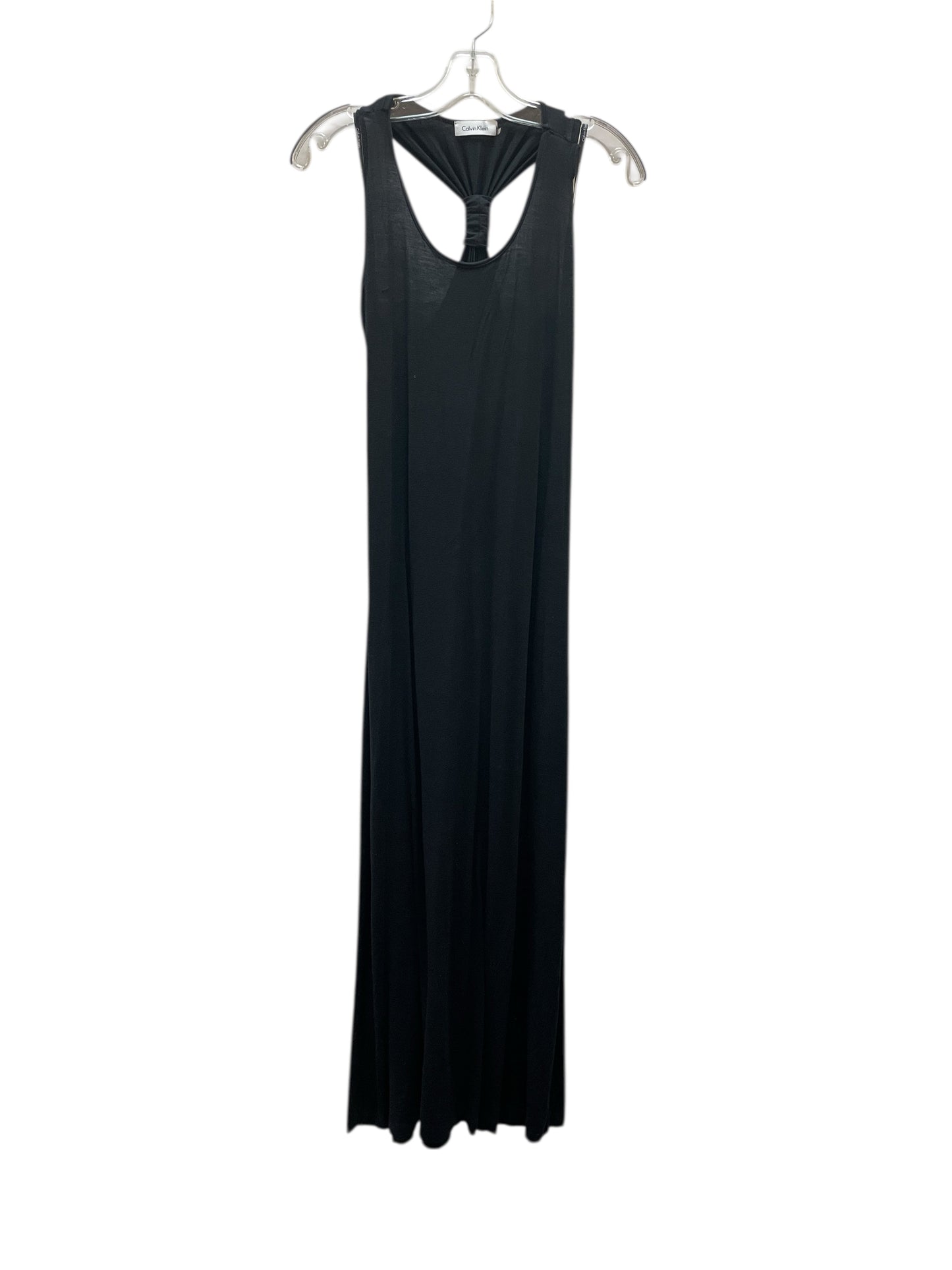 Dress Casual Maxi By Calvin Klein In Black, Size:10
