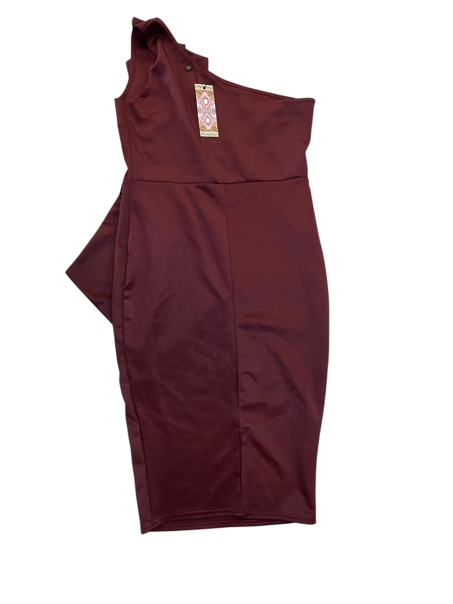 Dress Party Midi By Boohoo Boutique In Purple, Size:L