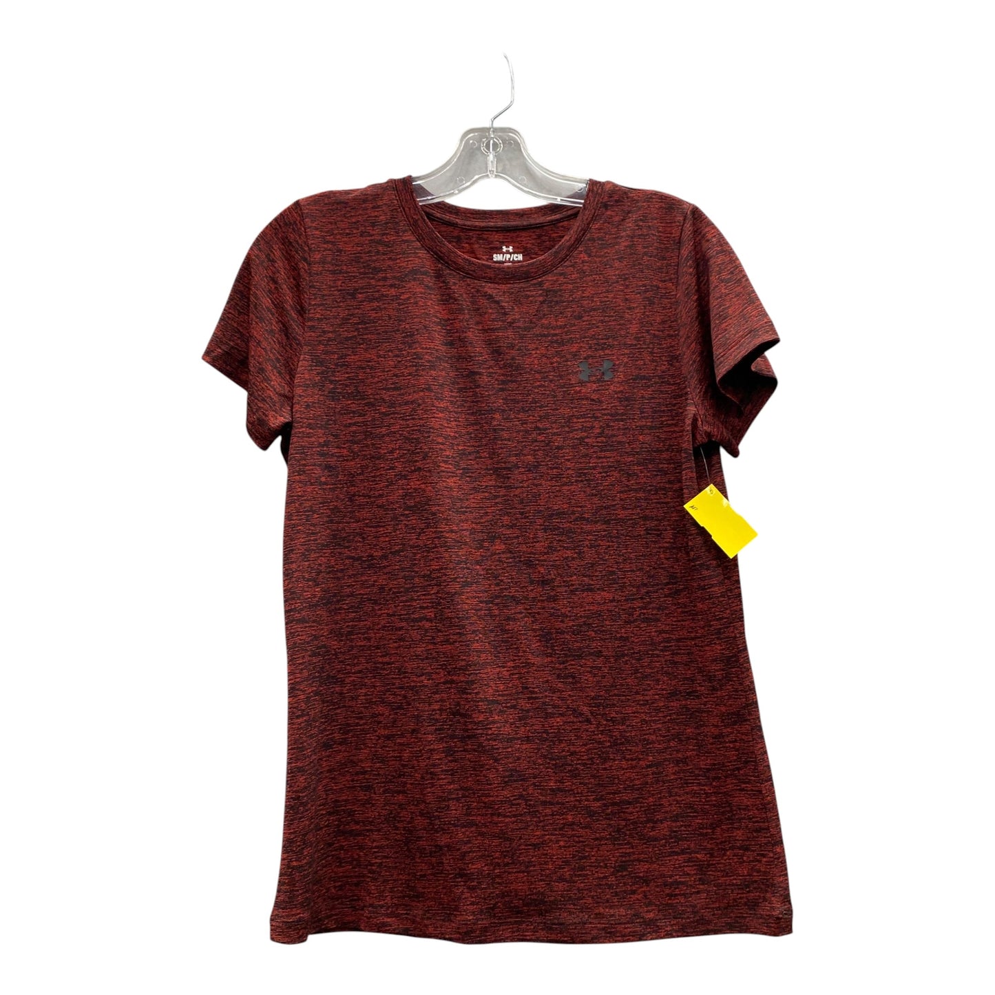 Athletic Top Ss By Under Armour In Red, Size:S
