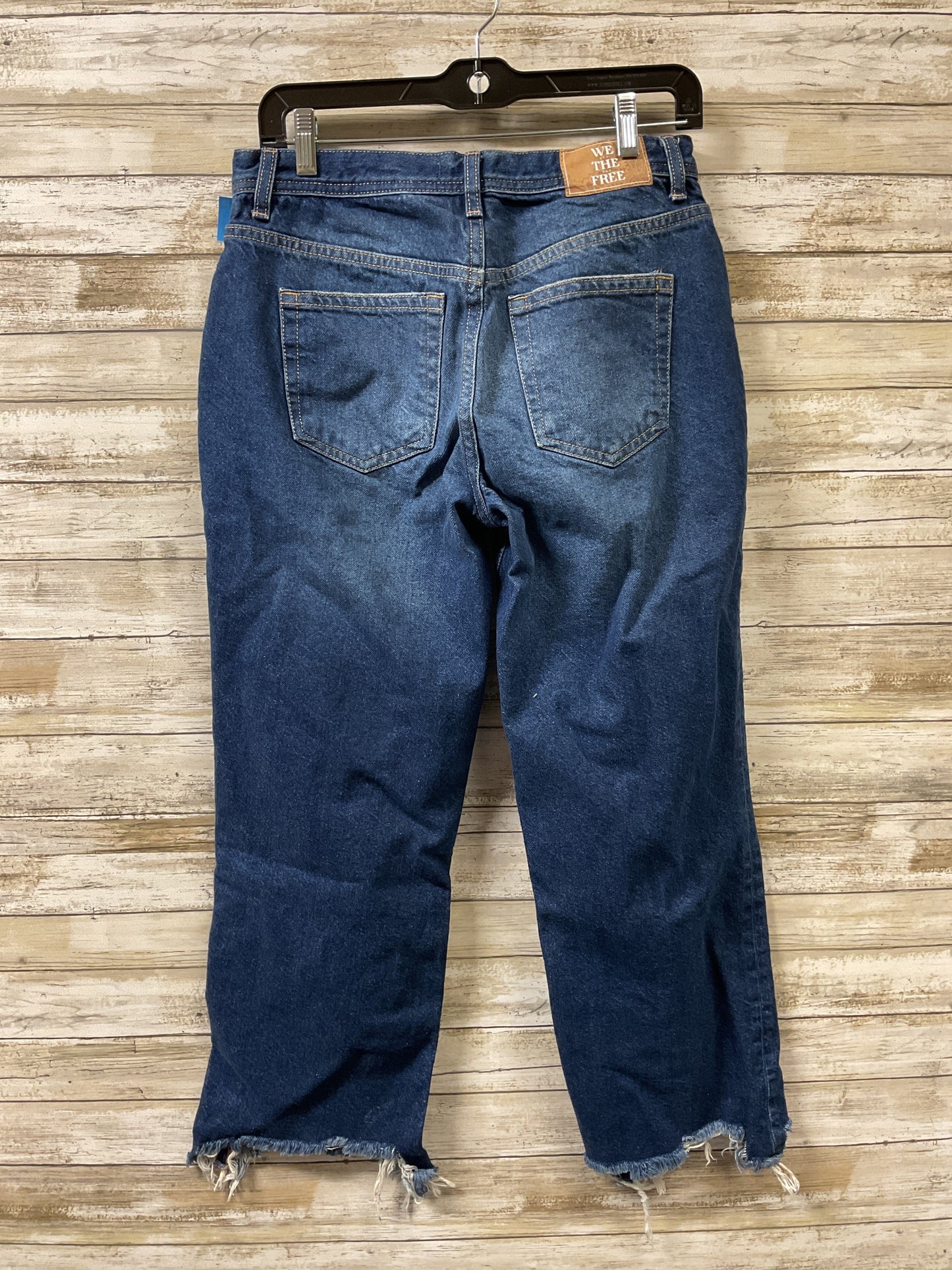 Jeans Straight By We The Free In Blue Denim, Size:6