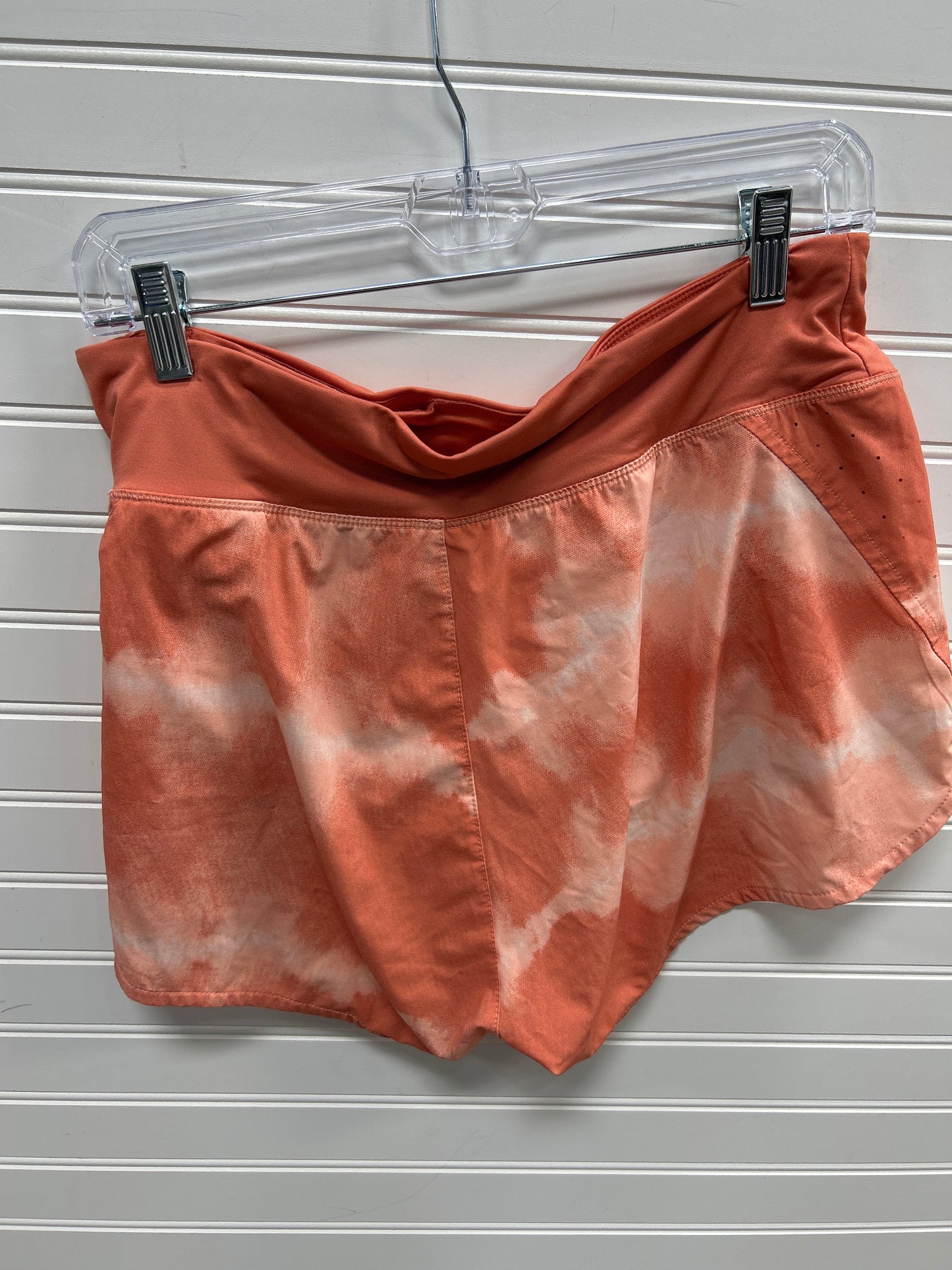 Athletic Shorts By Nike Apparel In Orange, Size:L