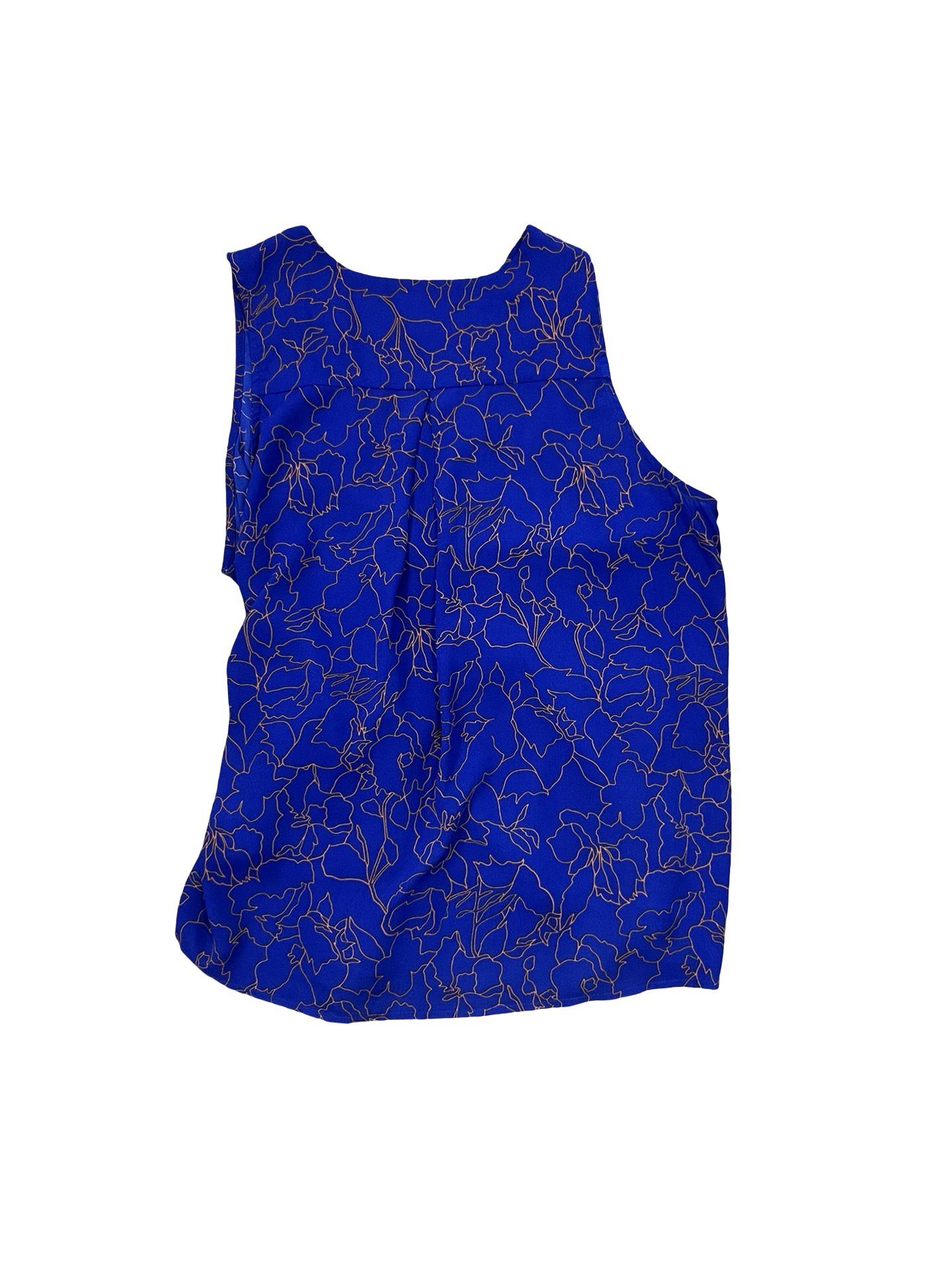 Top Sleeveless By Allison Joy In Blue & Orange, Size:Xl