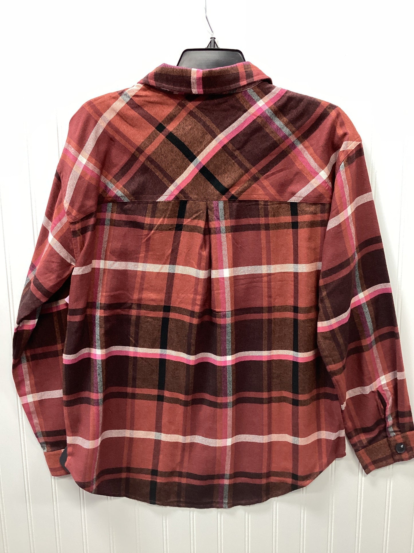 Top Ls By Maurices In Plaid Pattern, Size:S