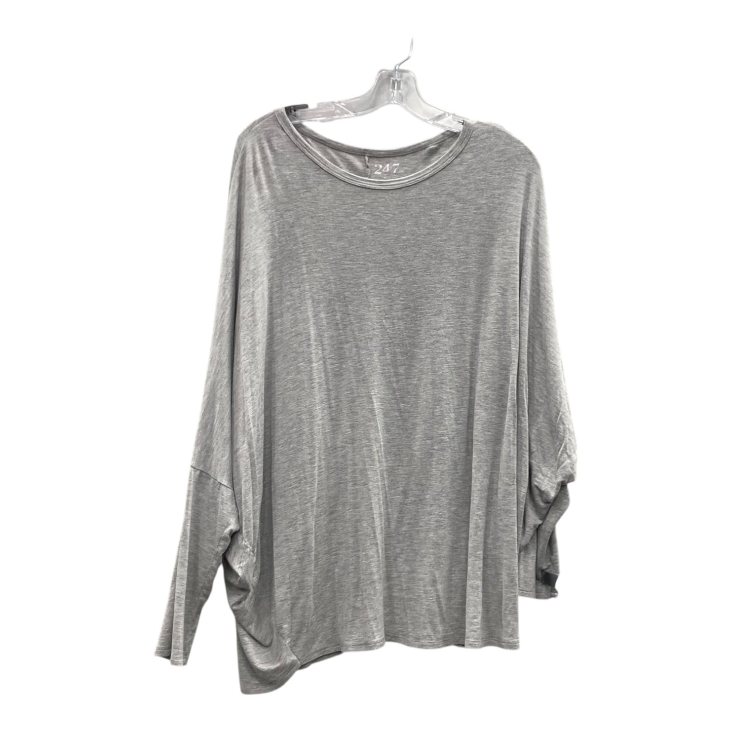 Top Ls Basic By Maurices In Grey, Size:1X
