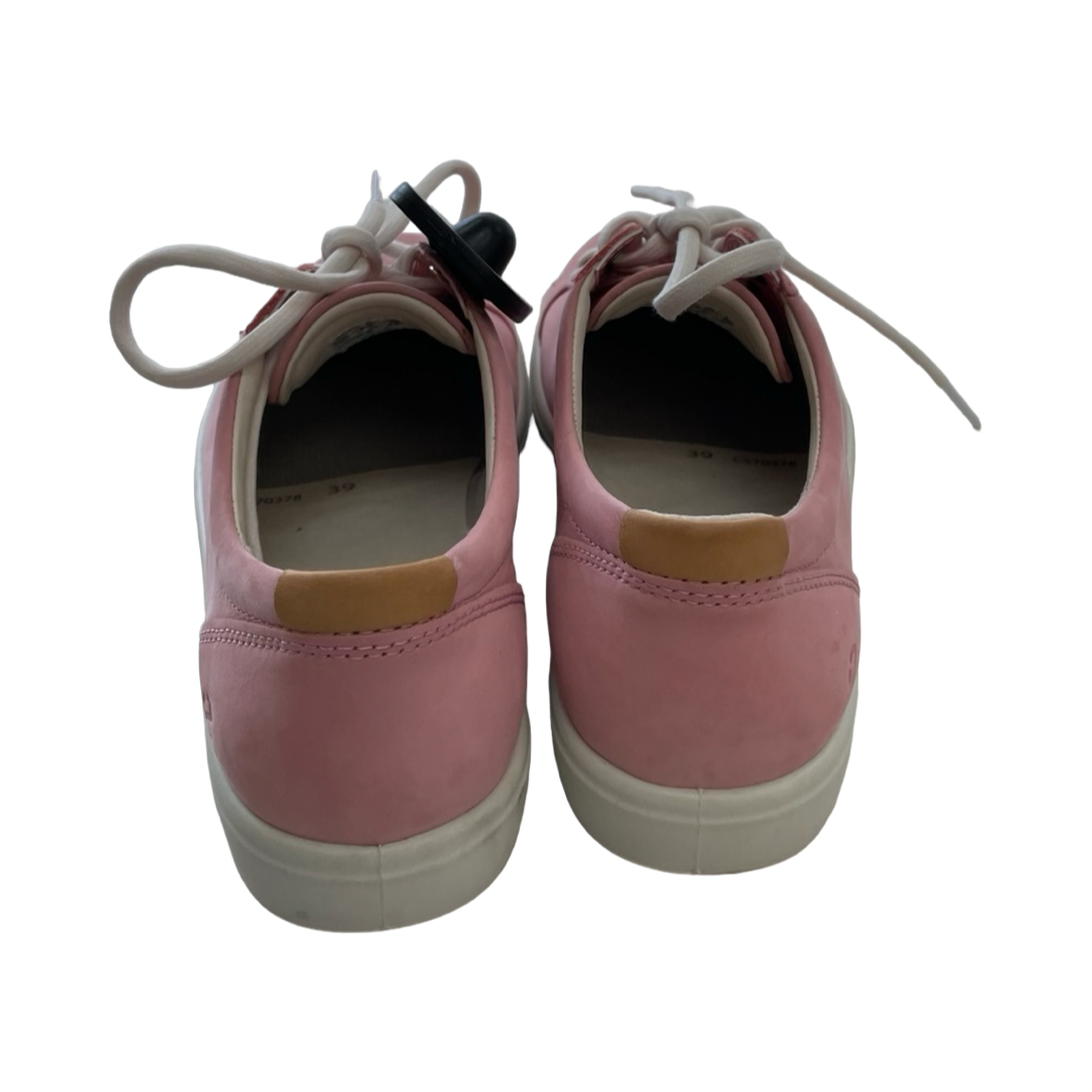 Shoes Sneakers By Ecco In Pink & White, Size:8