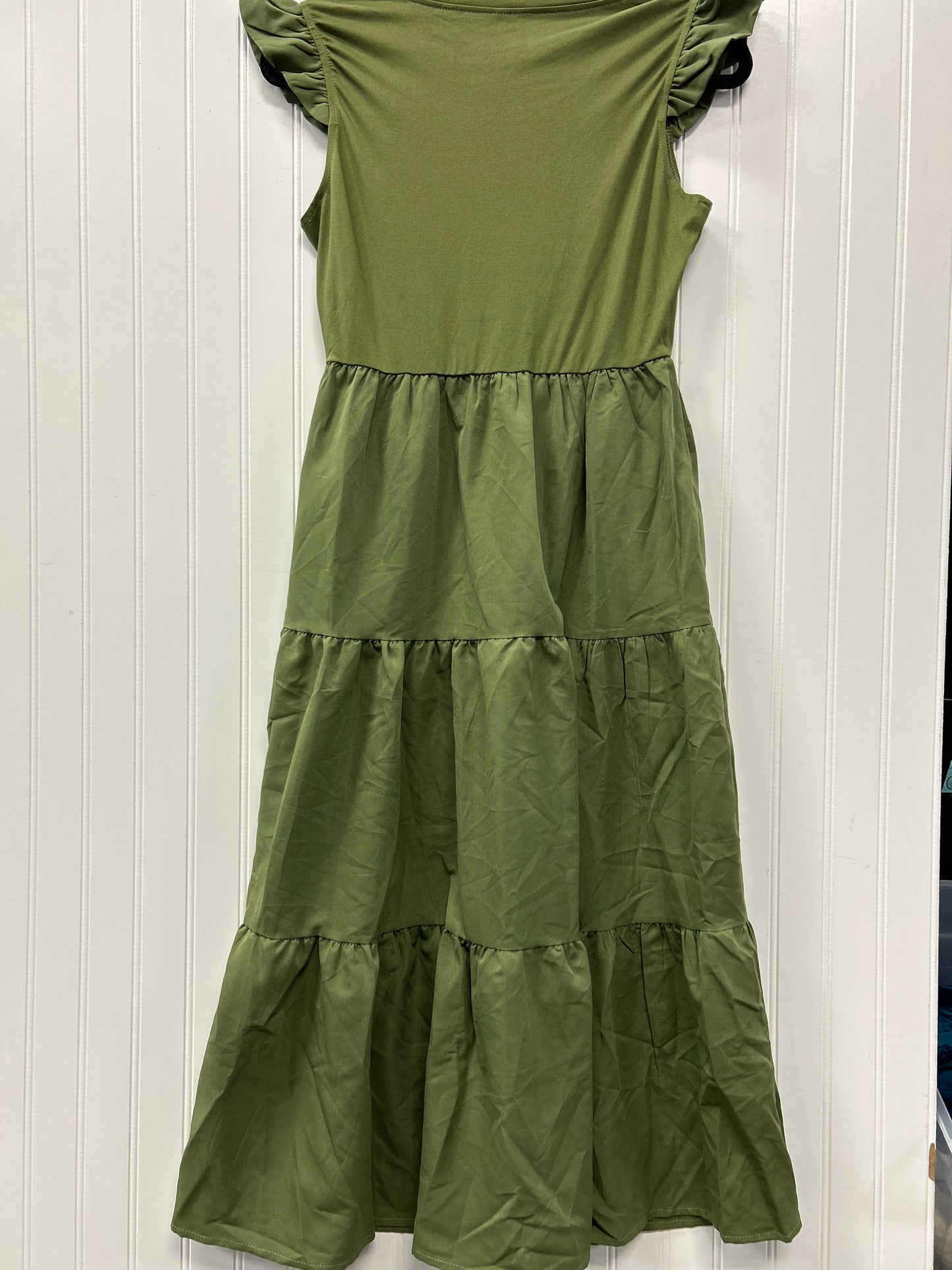 Dress Casual Maxi By Cmc In Green, Size:M