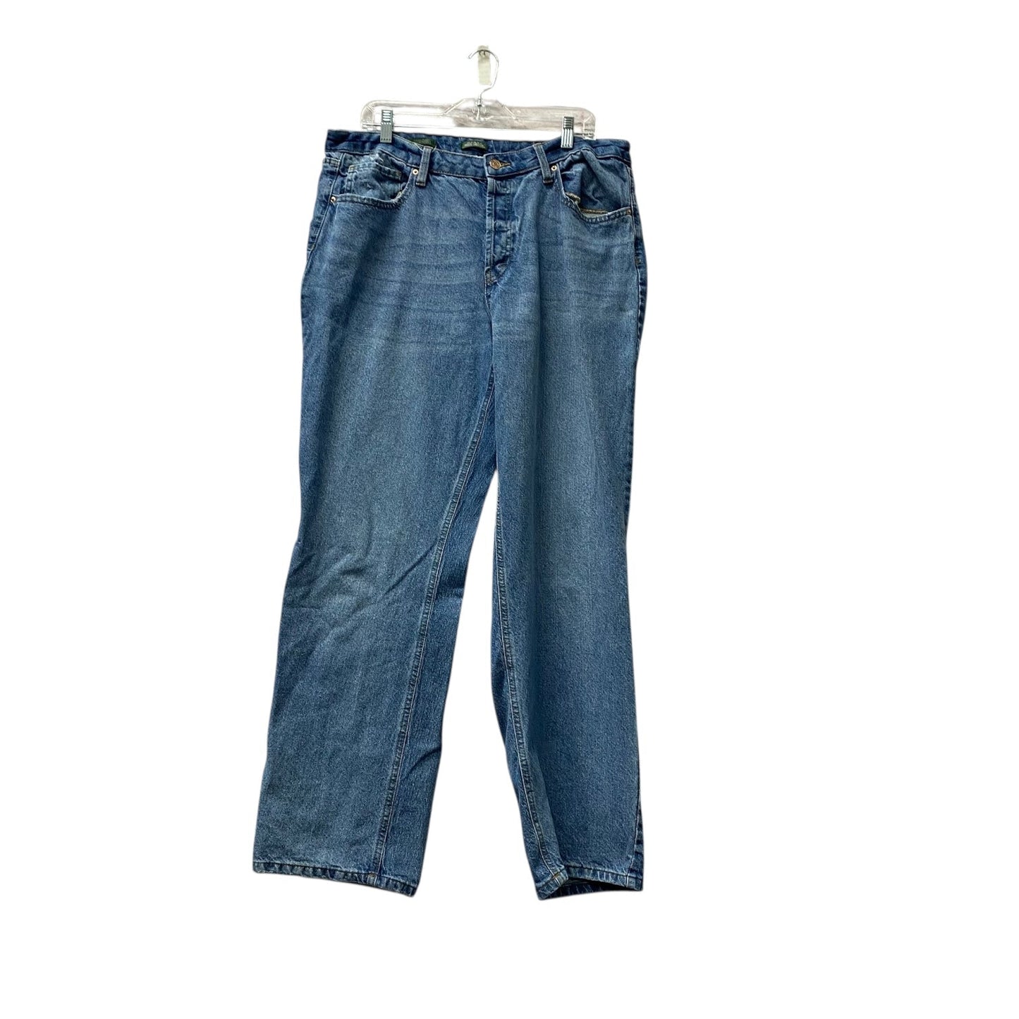 Jeans Straight By Wild Fable In Blue Denim, Size:16