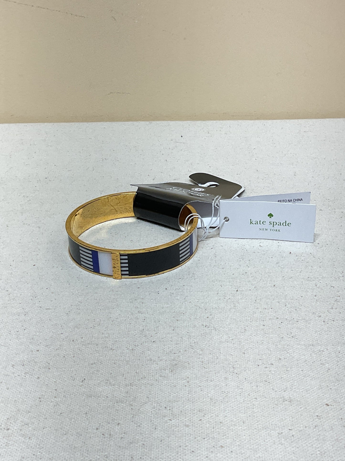 Bracelet Designer By Kate Spade In Black & Blue