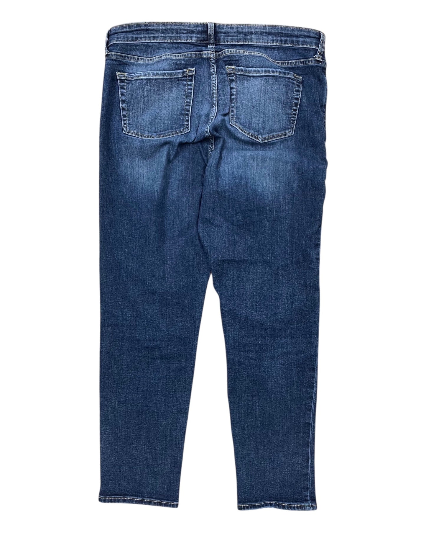 Jeans Skinny By Gap In Blue Denim, Size:16