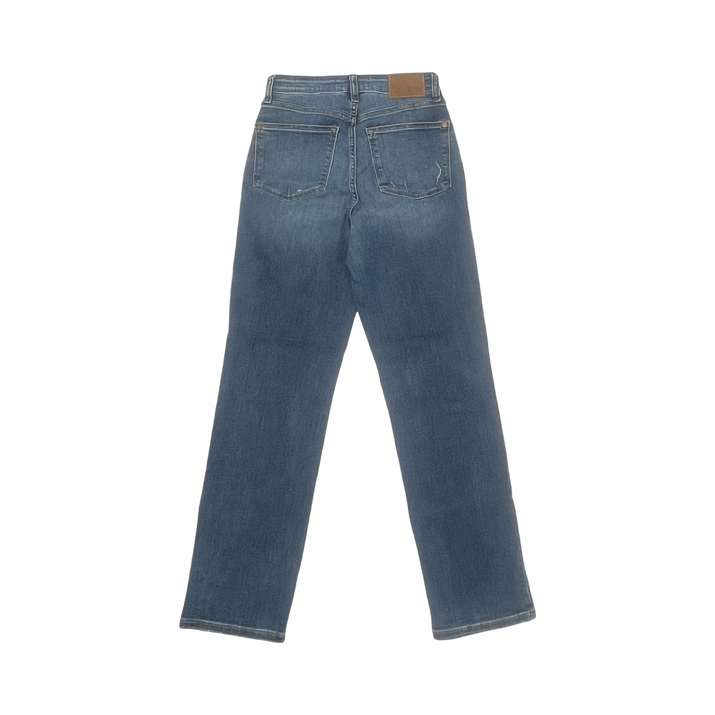 Jeans Straight By Levis In Blue Denim, Size:12