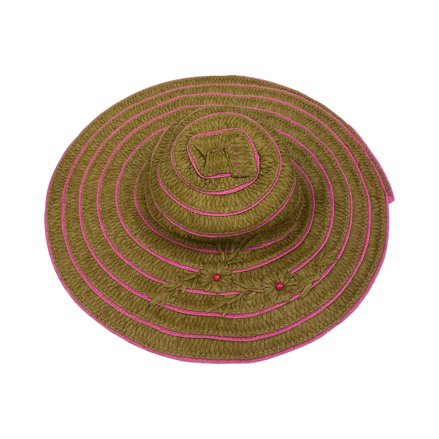 Hat Sun By Cynthia Rowley In Brown & Pink