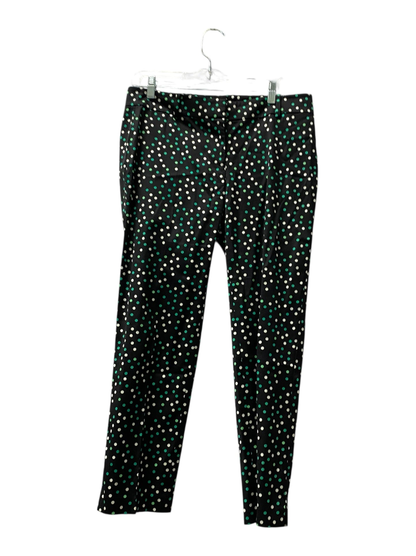 Pants Dress By Ann Taylor In Black & Green, Size:6