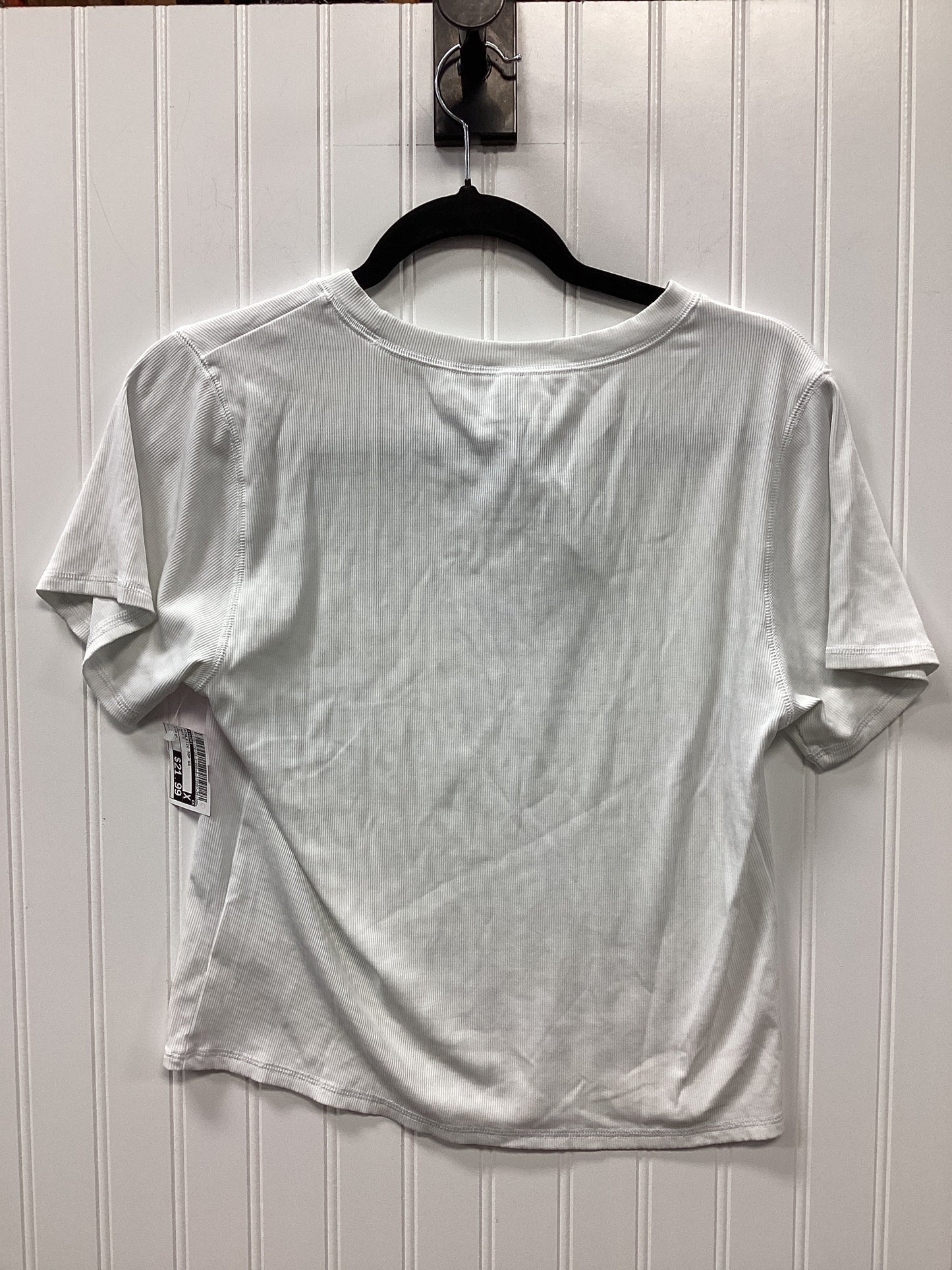 Athletic Top Ss By Vuori In White, Size:Xl