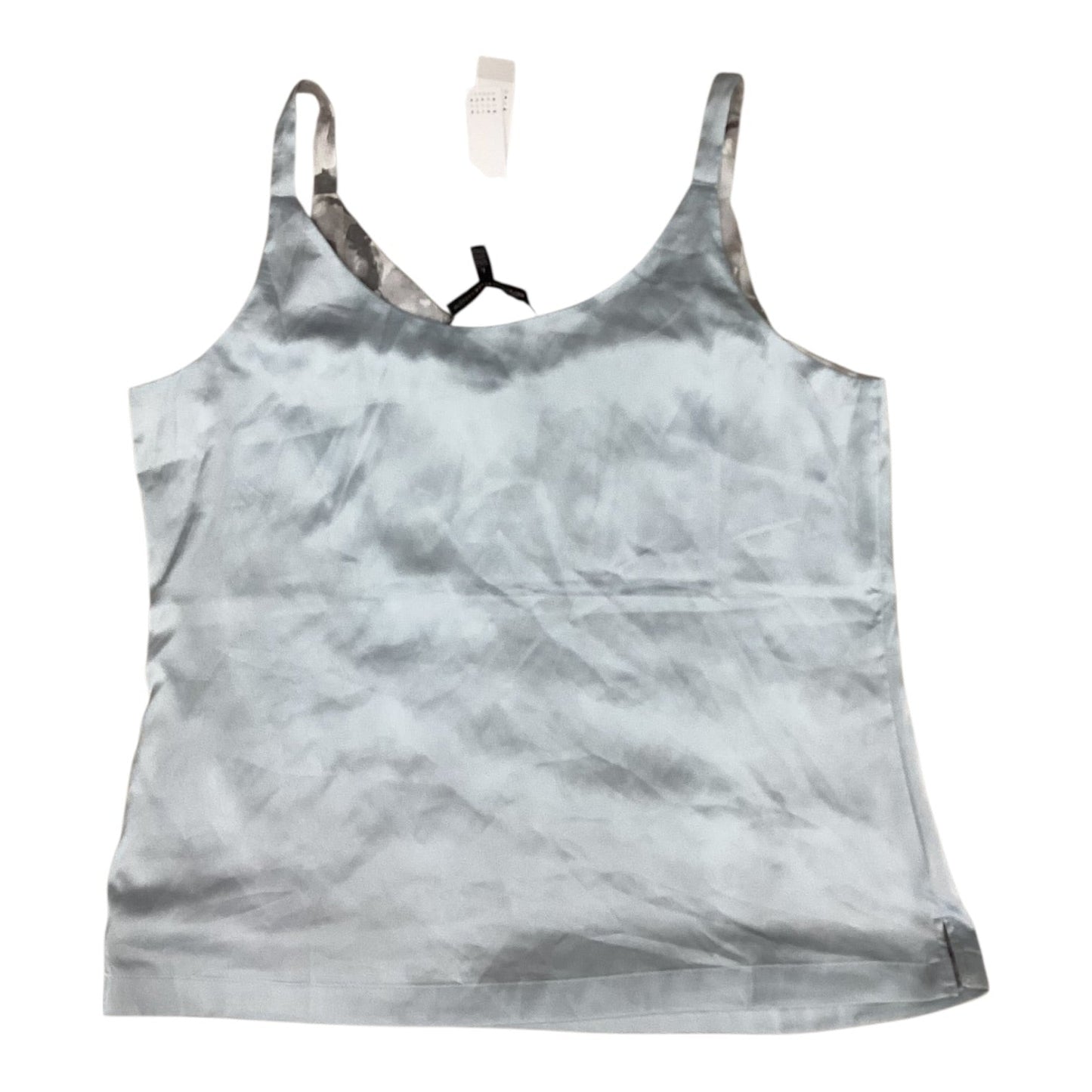 Top Sleeveless By White House Black Market In Blue & Grey, Size:L