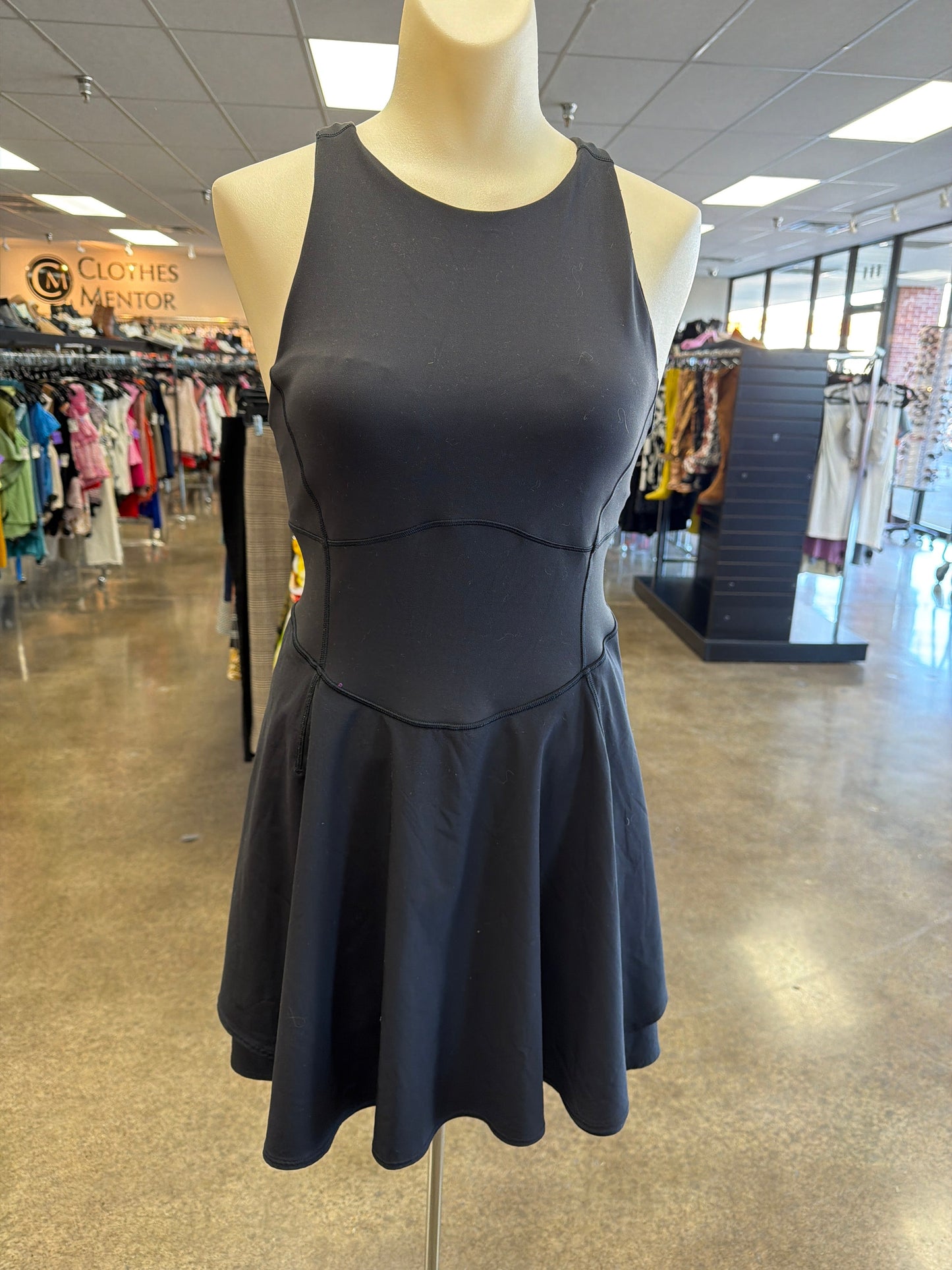 Athletic Dress By Lululemon In Black, Size:6
