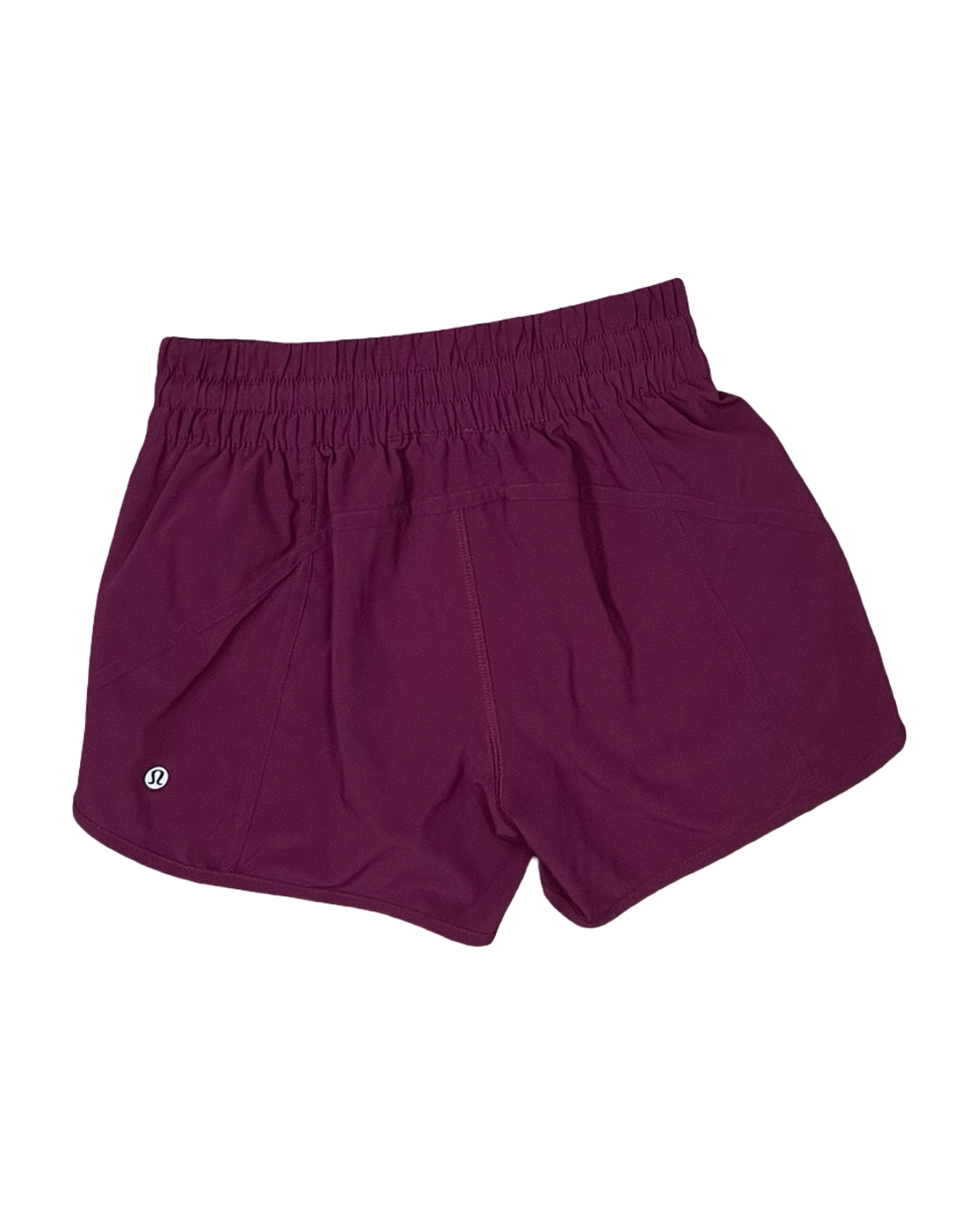 Athletic Shorts By Lululemon In Maroon, Size:6
