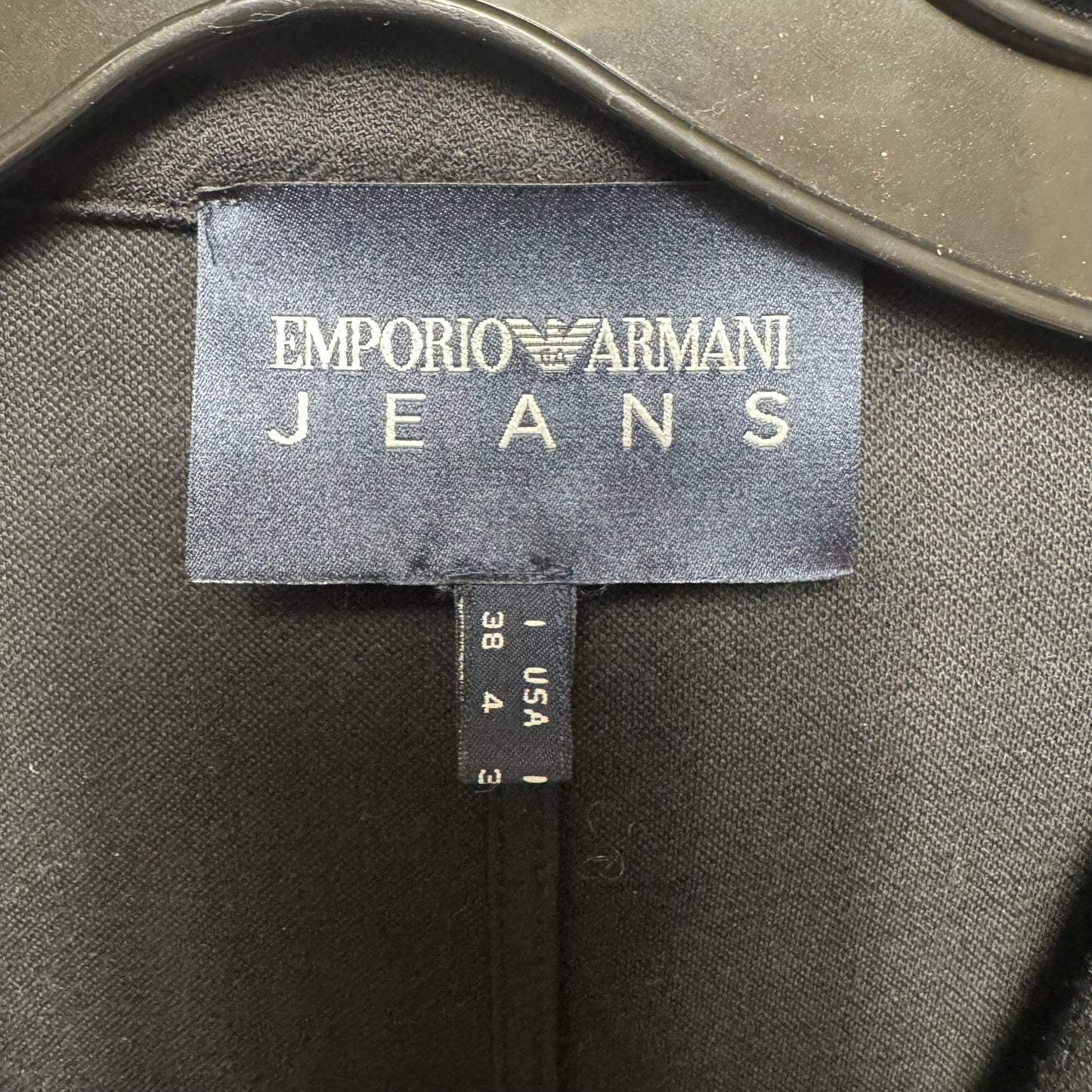 Blazer By Emporio Armani Jeans In Black, Size: 4