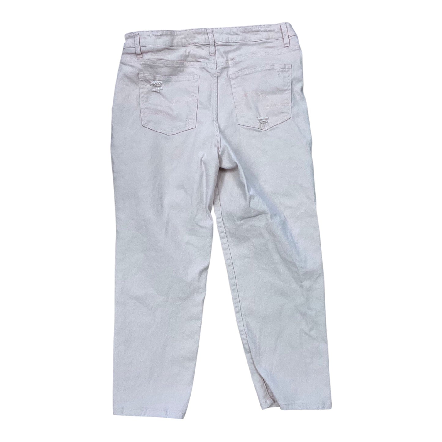 Jeans Straight By Time And Tru In Pink, Size:16