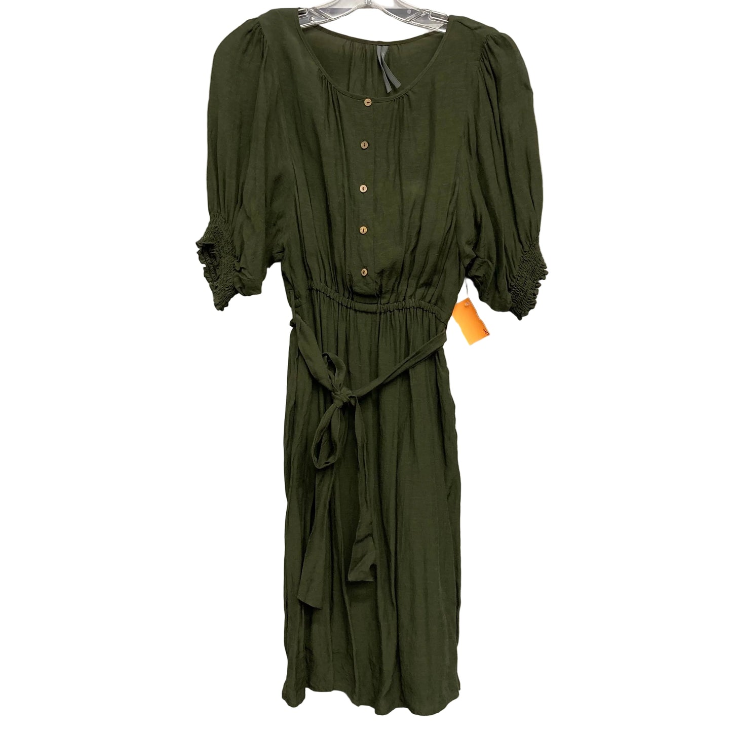 Dress Casual Short By Anthropologie In Green, Size:Xs