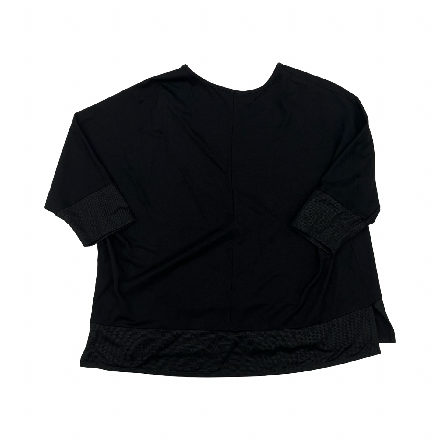 Blouse Ss By Anne Klein In Black, Size:3X