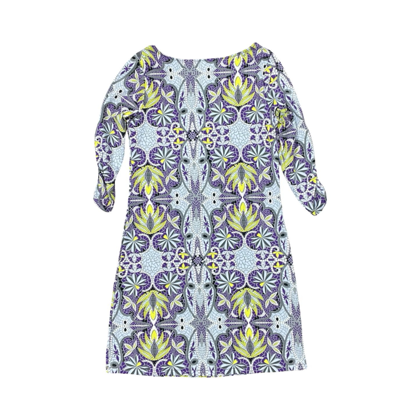 Dress Casual Short By Soybu In Grey & Purple, Size:S