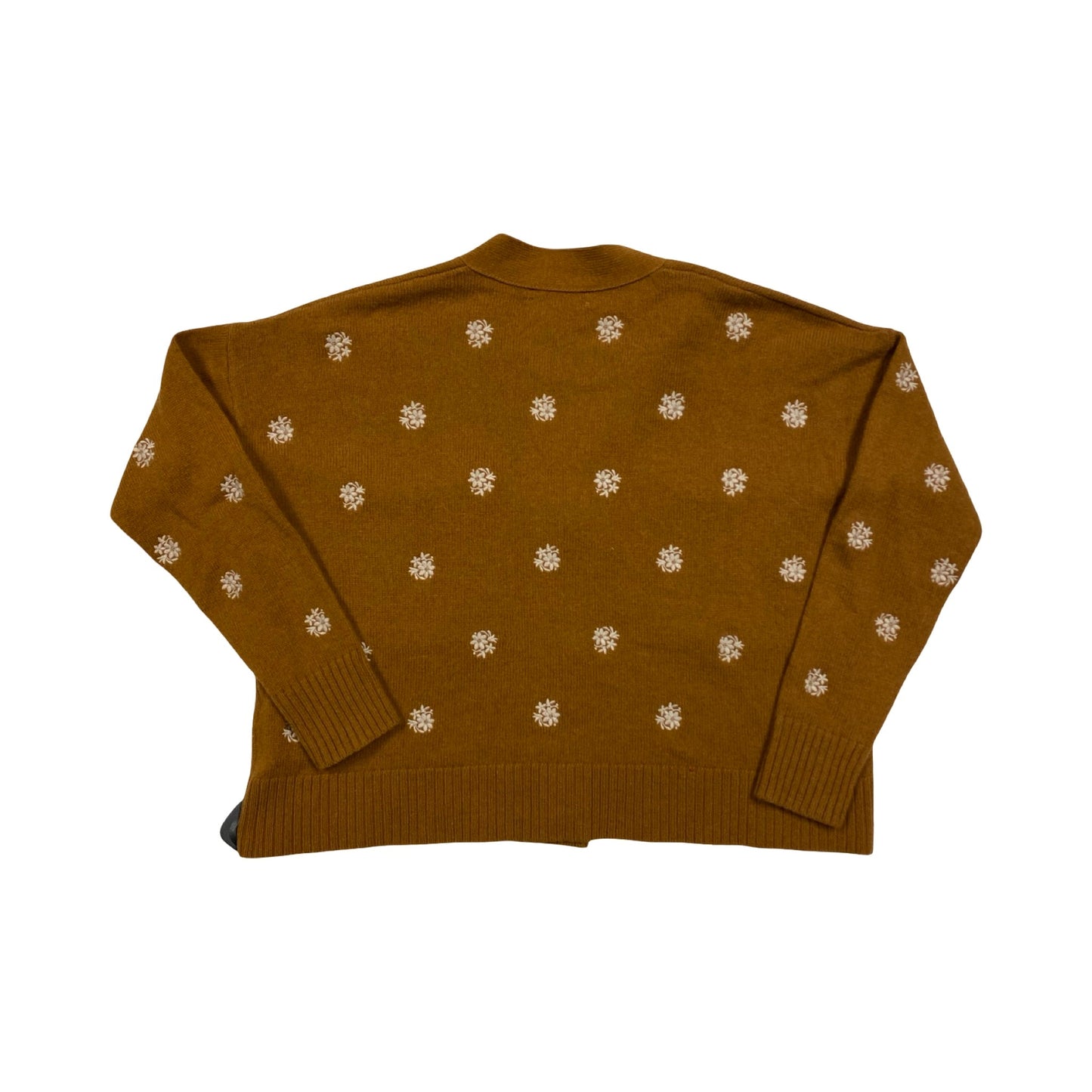 Sweater Cardigan By Madewell In Brown, Size:Xs