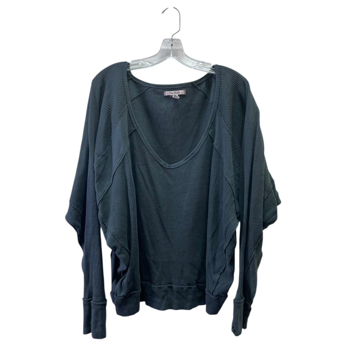 Top Ls Basic By Free People In Grey, Size:L