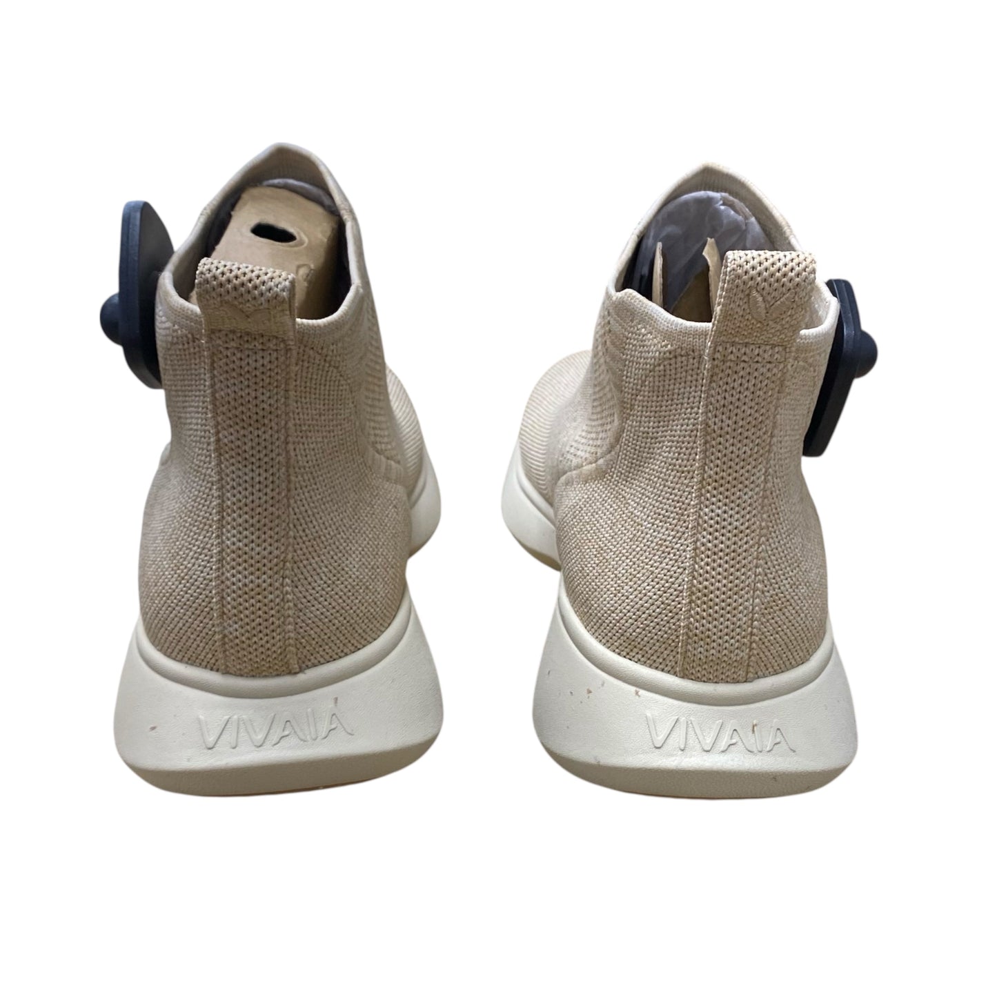 Boots Ankle Flats By Cmc In Beige, Size:10.5