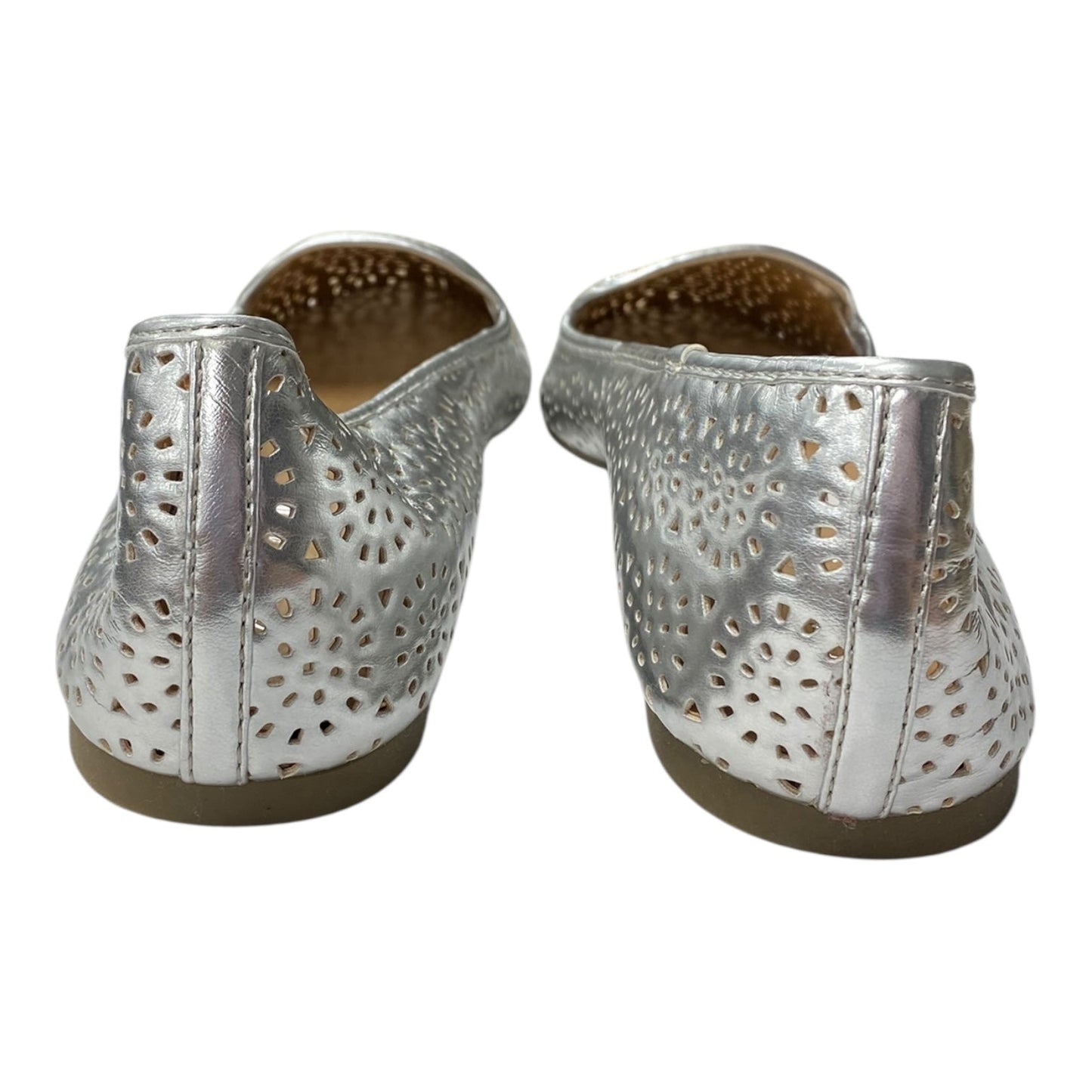 Shoes Flats By American Eagle In Silver, Size:10