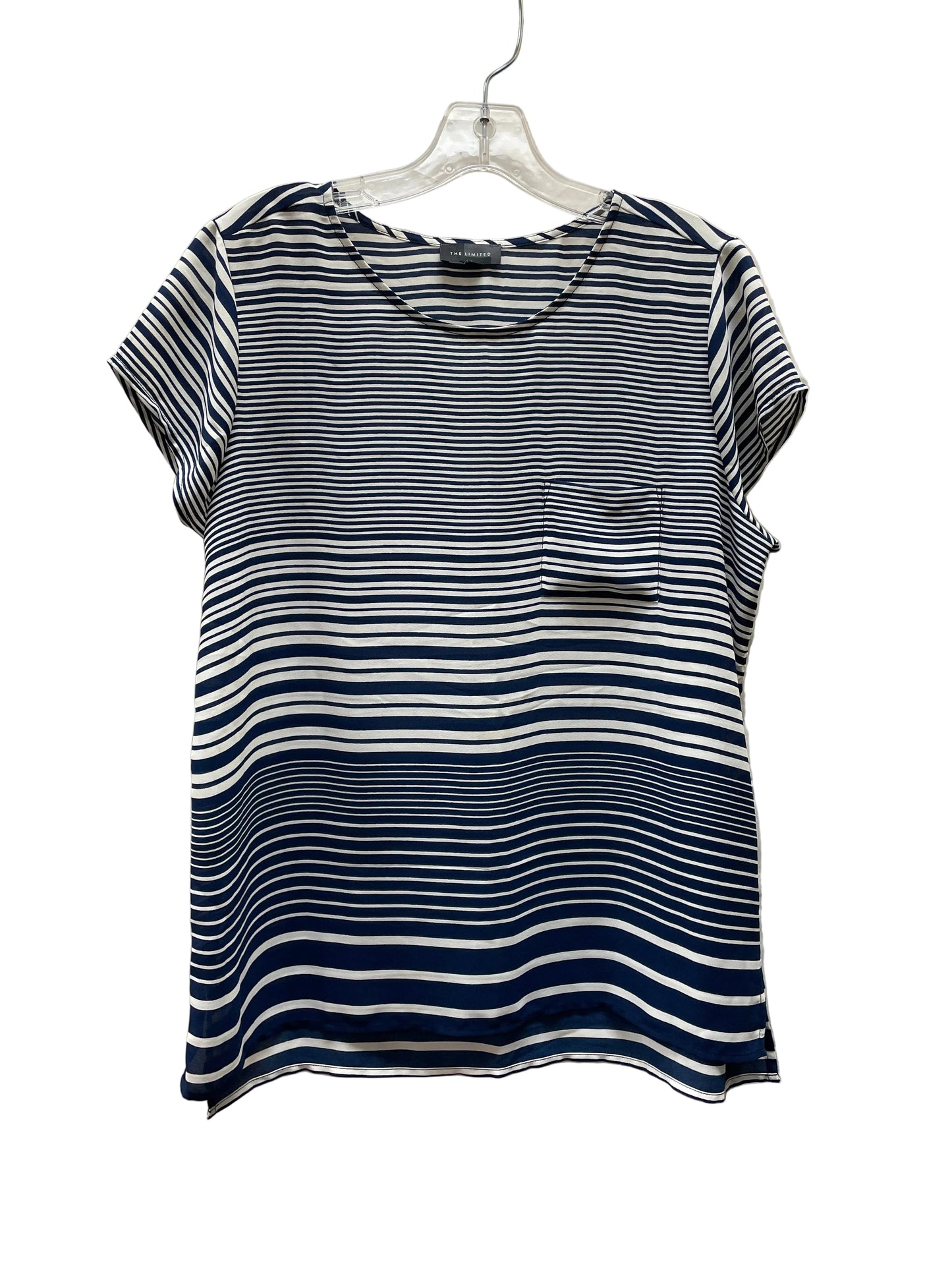 Top Ss By Limited In Blue & White, Size:M