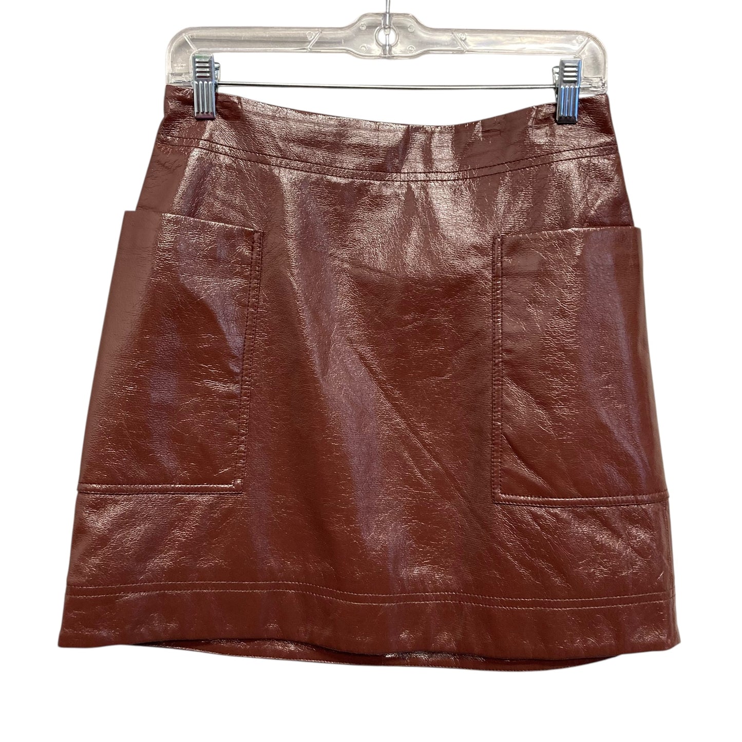 Skirt Mini & Short By Maeve In Brown, Size:4