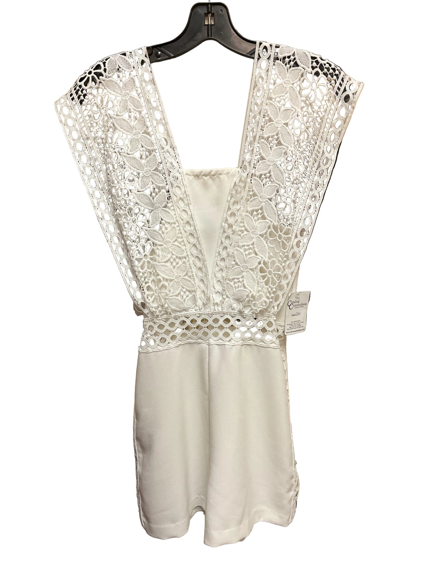 Romper By Do + Be In White, Size:S