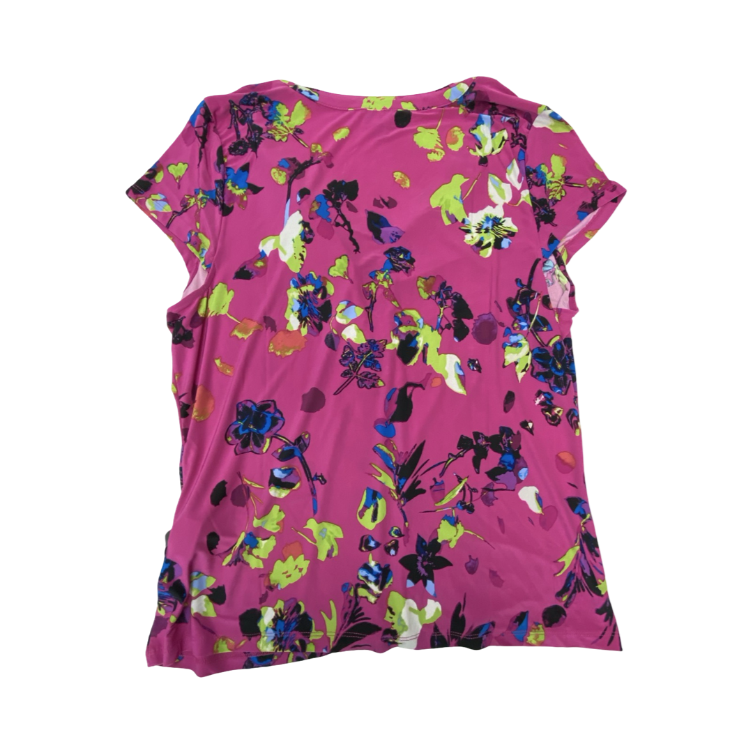 Top Sleeveless By Inc In Floral Print, Size:Xxl