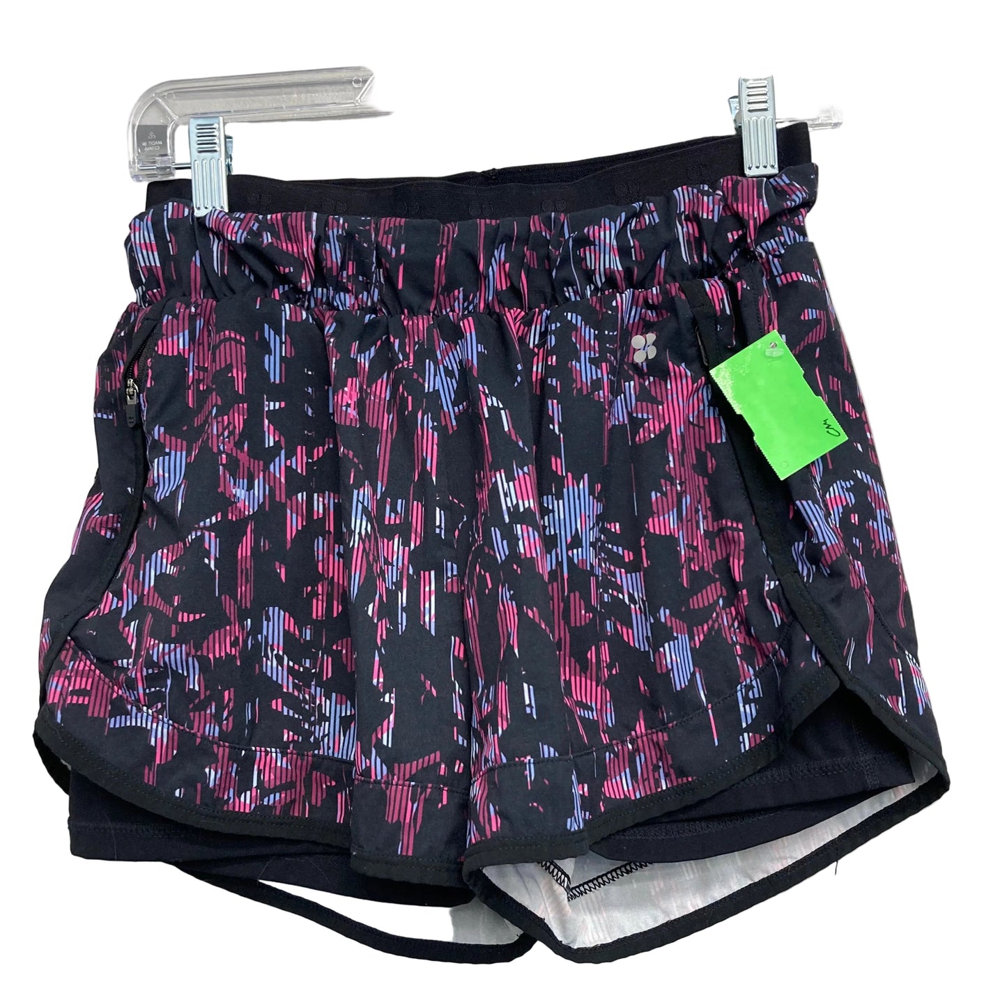 Athletic Shorts By Sweaty Betty In Black & Purple, Size:S
