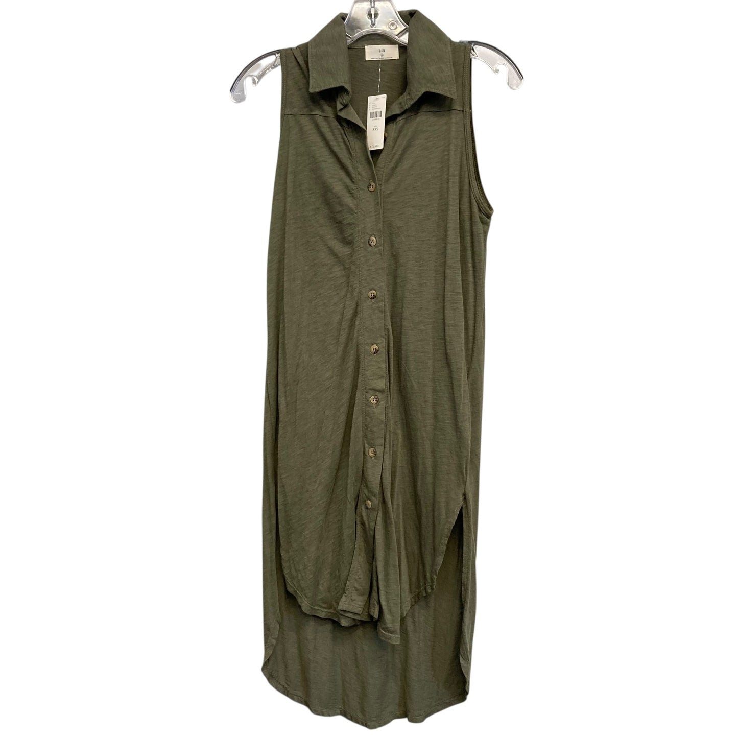 Dress Casual Short By T.La In Green, Size:Xxs