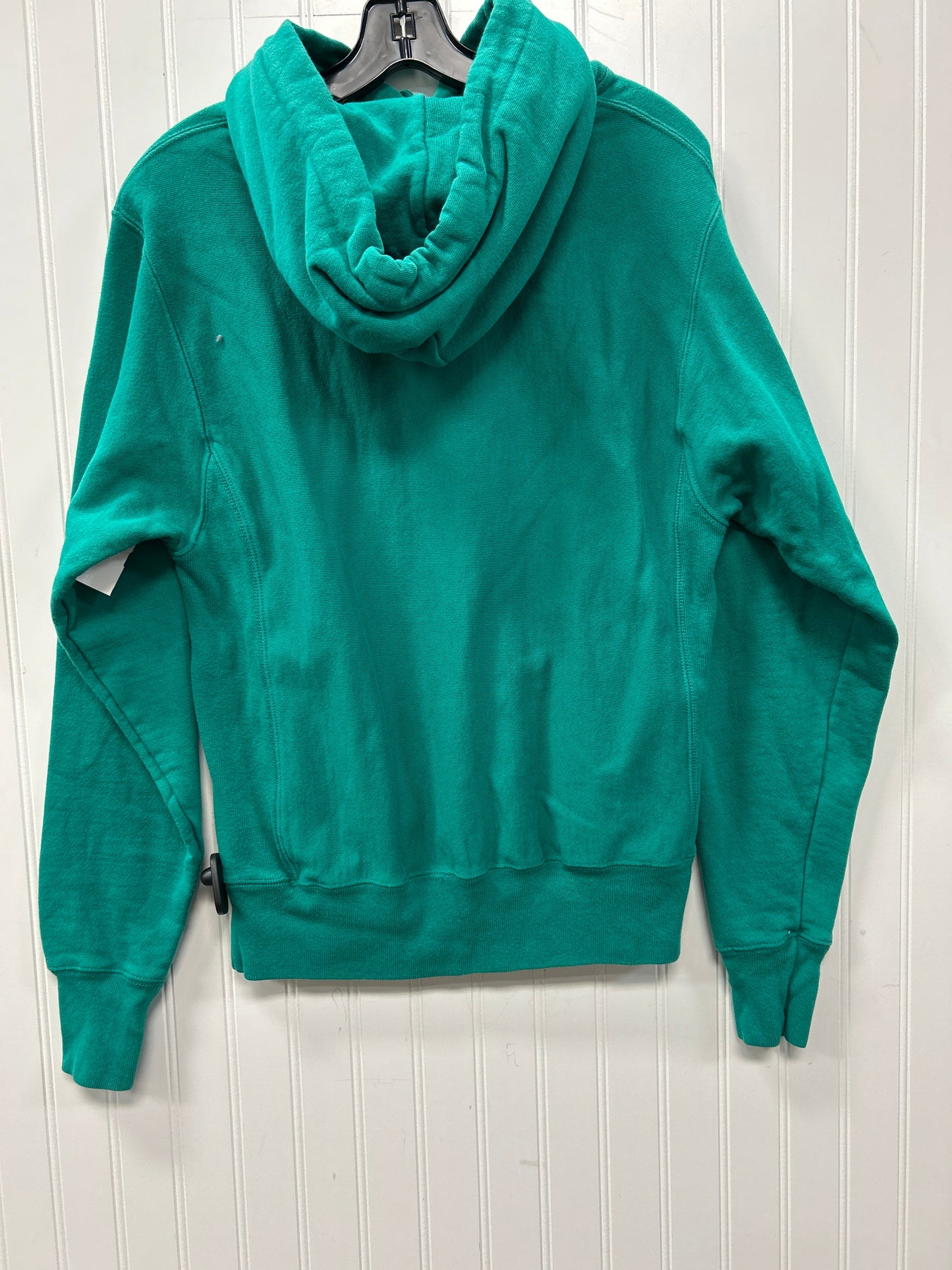 Sweatshirt Hoodie By Champion In Green, Size:S