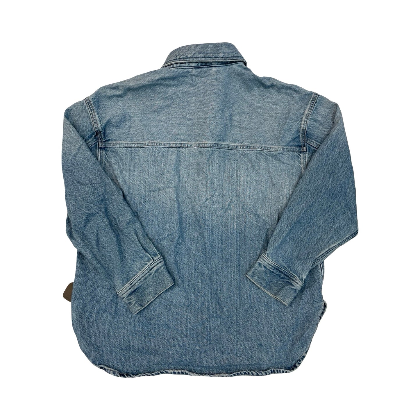 Jacket Denim By Madewell In Blue Denim, Size:M