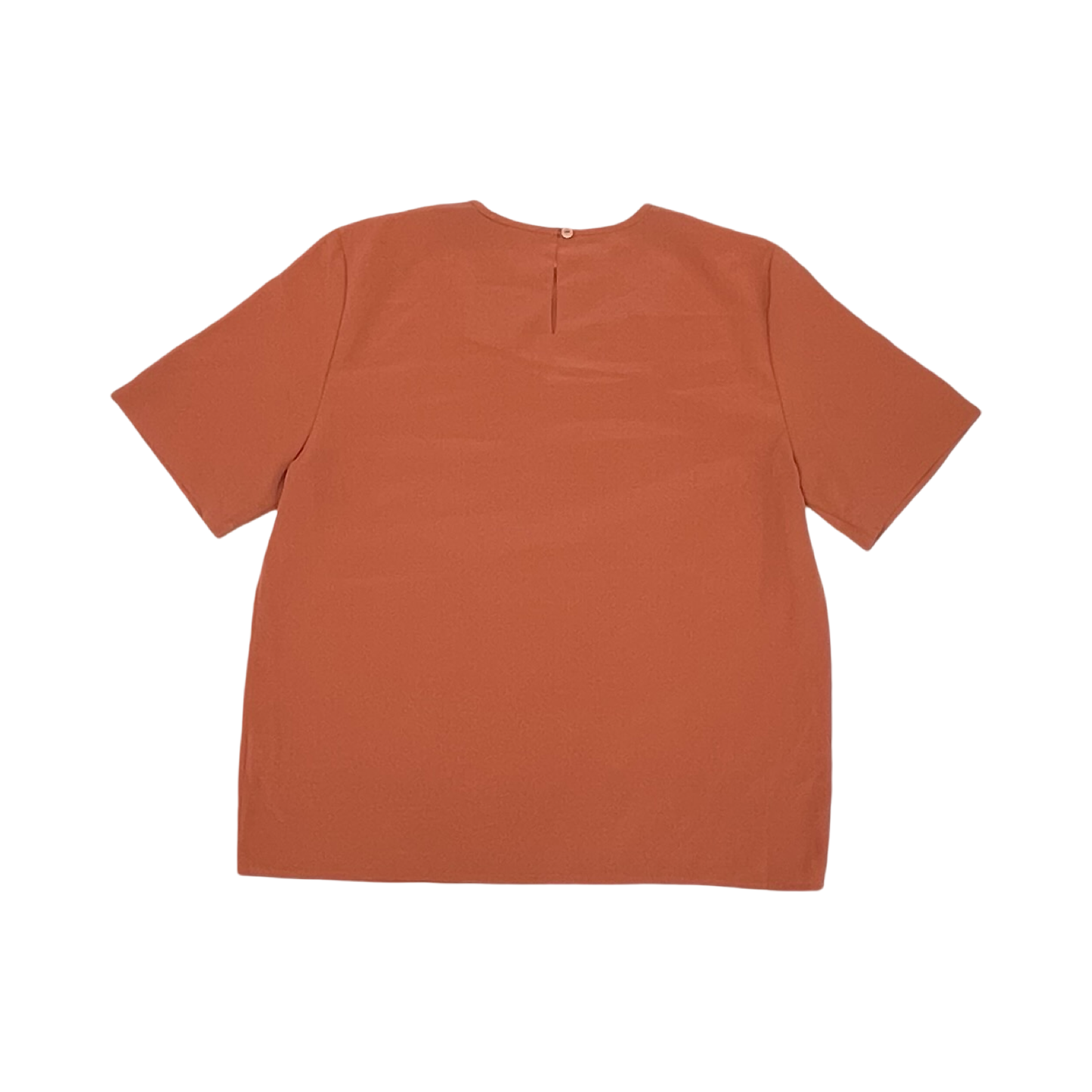 Blouse Ss By Liz Baker In Orange, Size:L