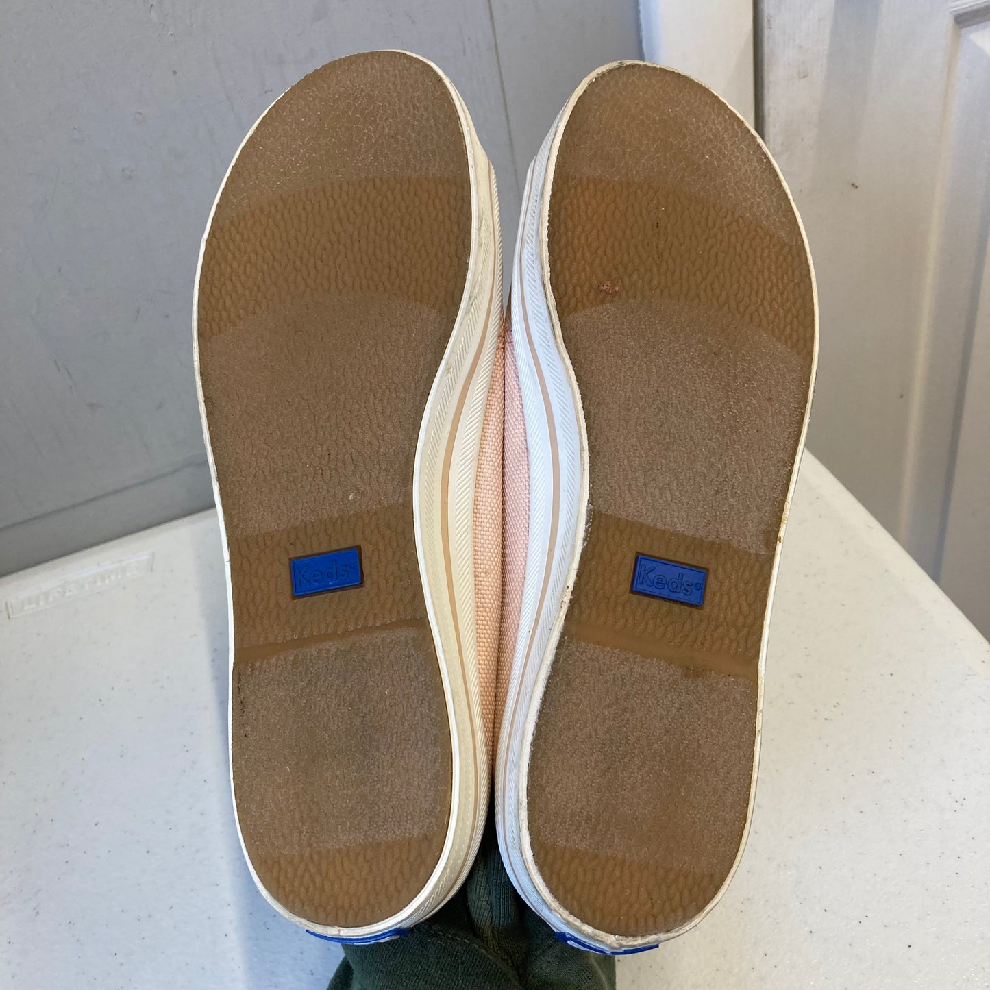 Shoes Sneakers By Keds In Peach, Size:8